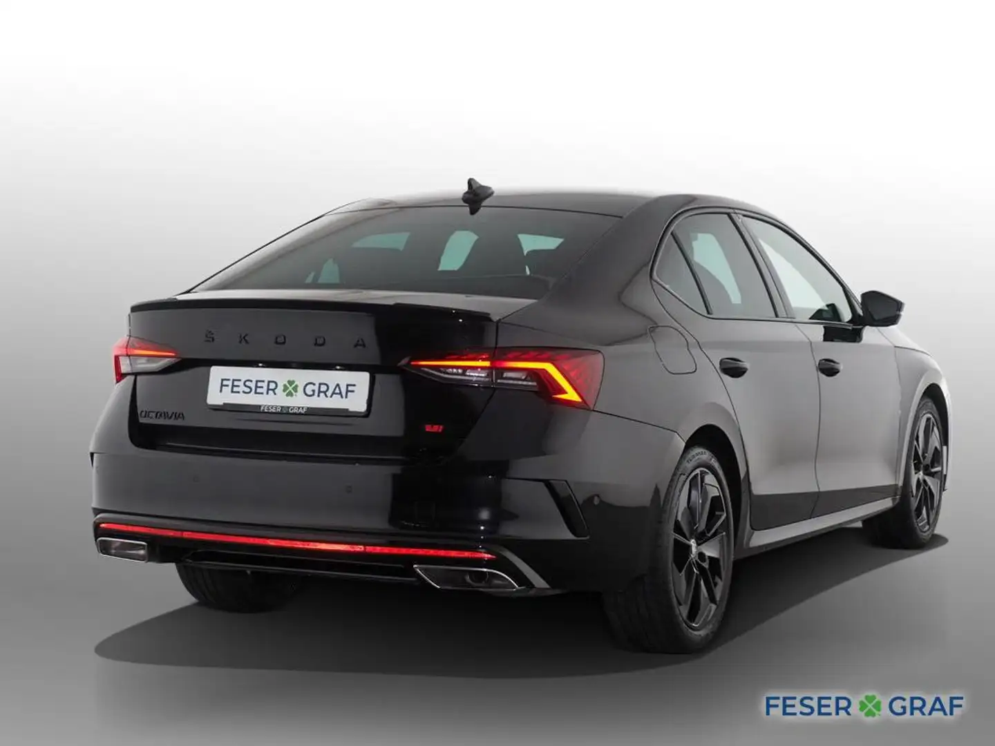 Skoda Octavia 2.0 TSI RS DSG LED / RearView / GRA / Park Assist Negro - 2