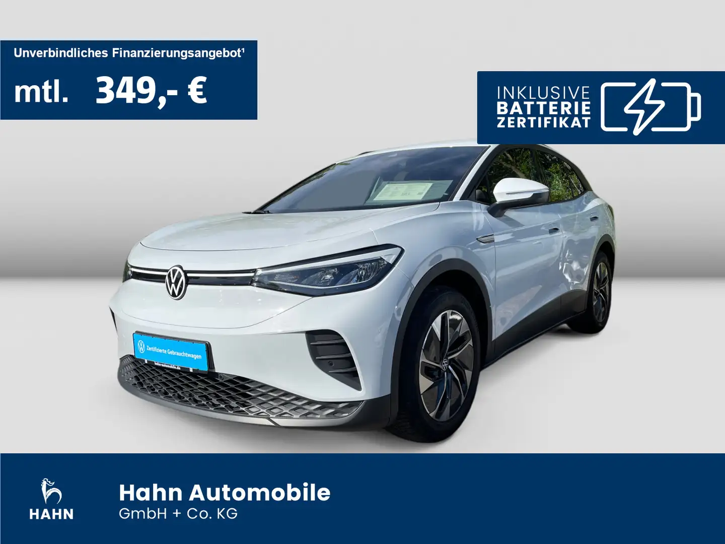 Volkswagen ID.4 Pure ACC LED NAVI PDC SITZHEIZ WÄRMEPUMPE Weiß - 1