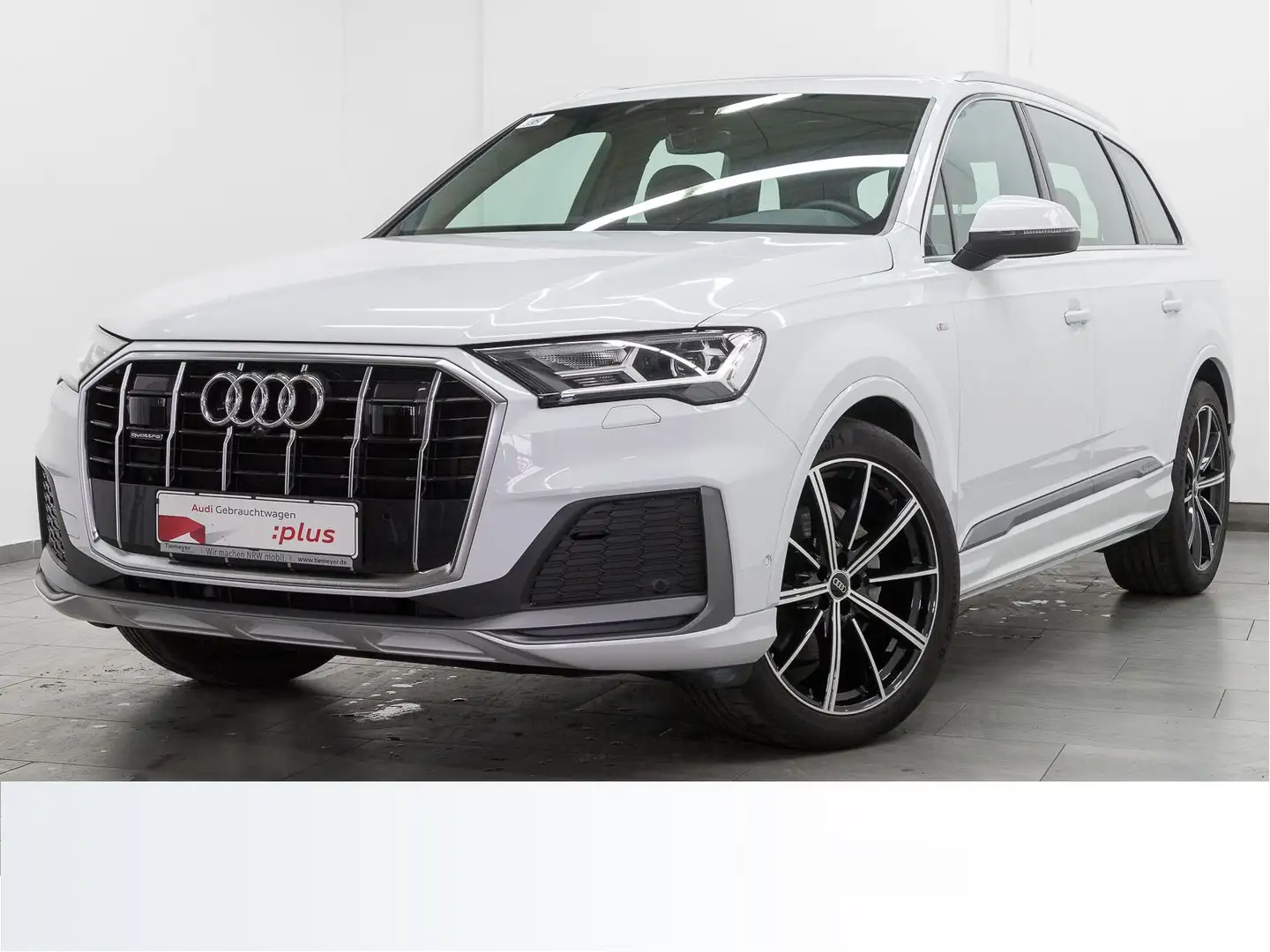 Audi Q7 45 TDI Q 2x S LINE PANO LM21 STHZG AHK Weiß - 2