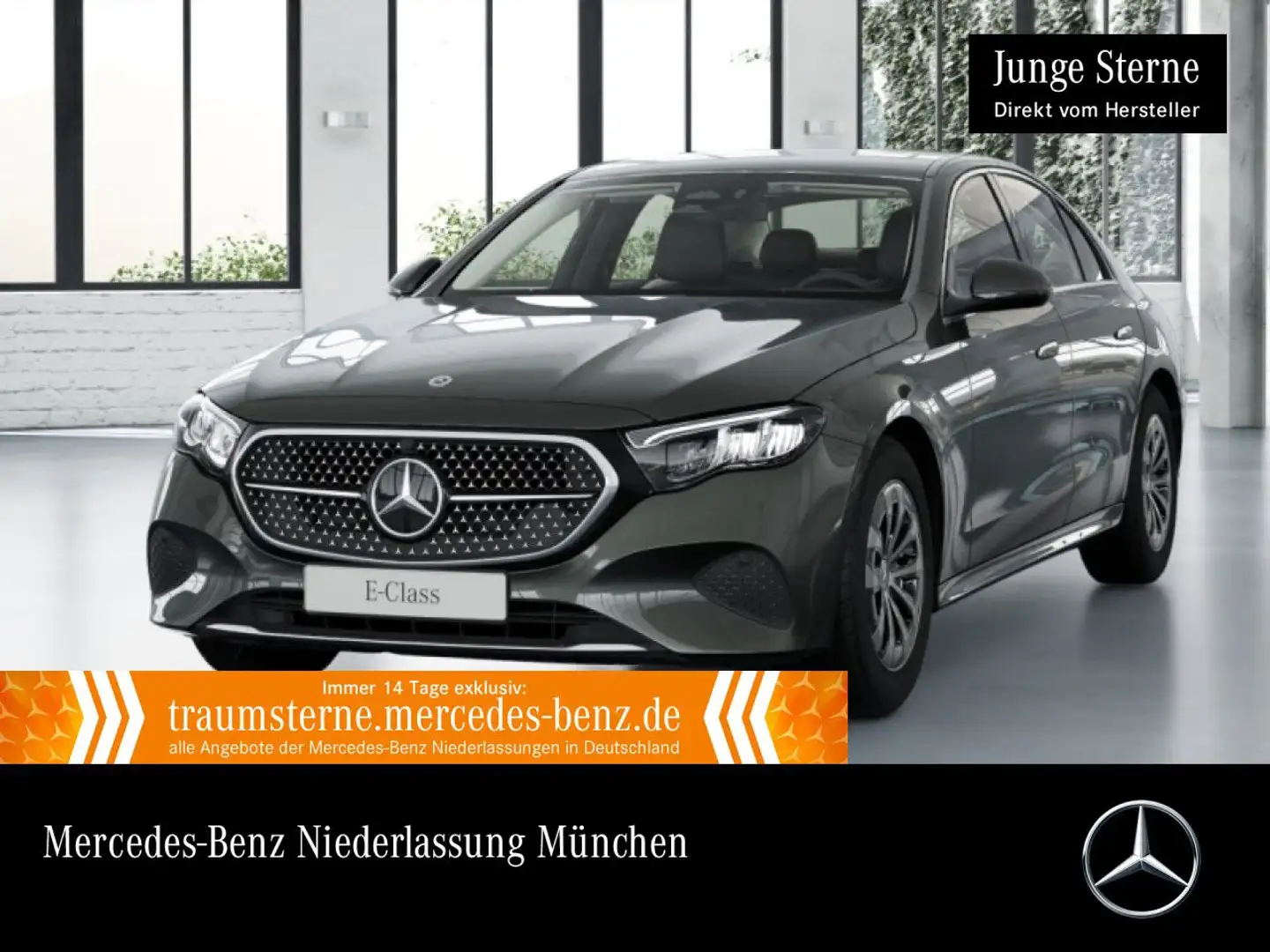 Mercedes-Benz E 200 Avantgarde Distr. LED AHK Kamera Totwinkel Grau - 1