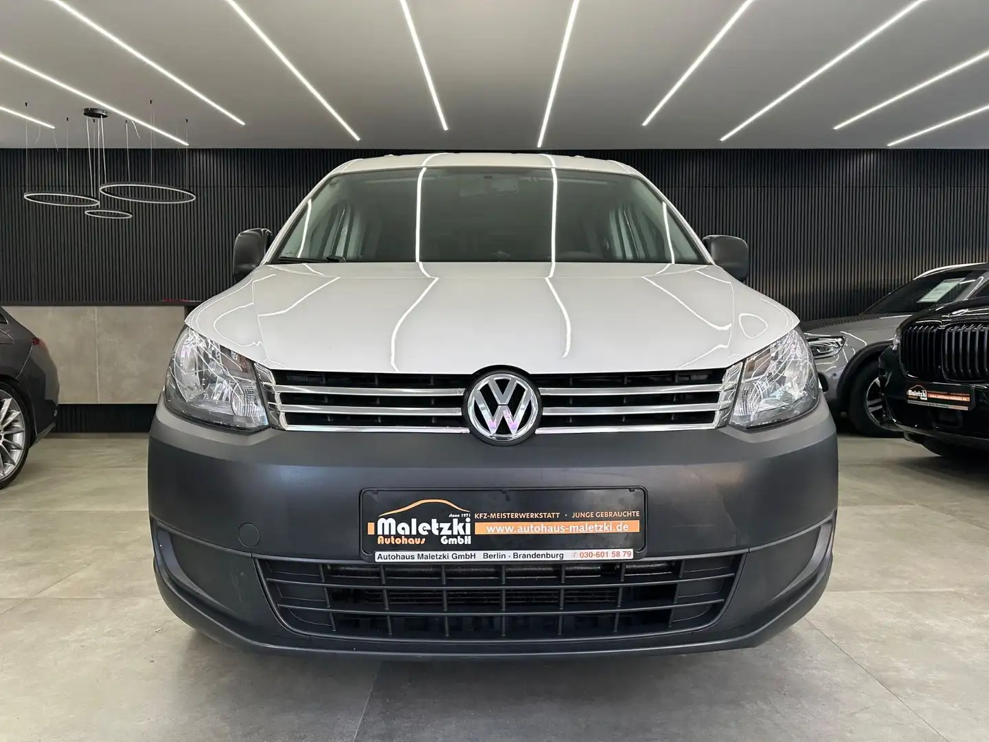 Volkswagen Caddy 2.0 TDI Kombi*Klima*SHZ*AHK*Navi*Tempomat* Blanc - 2