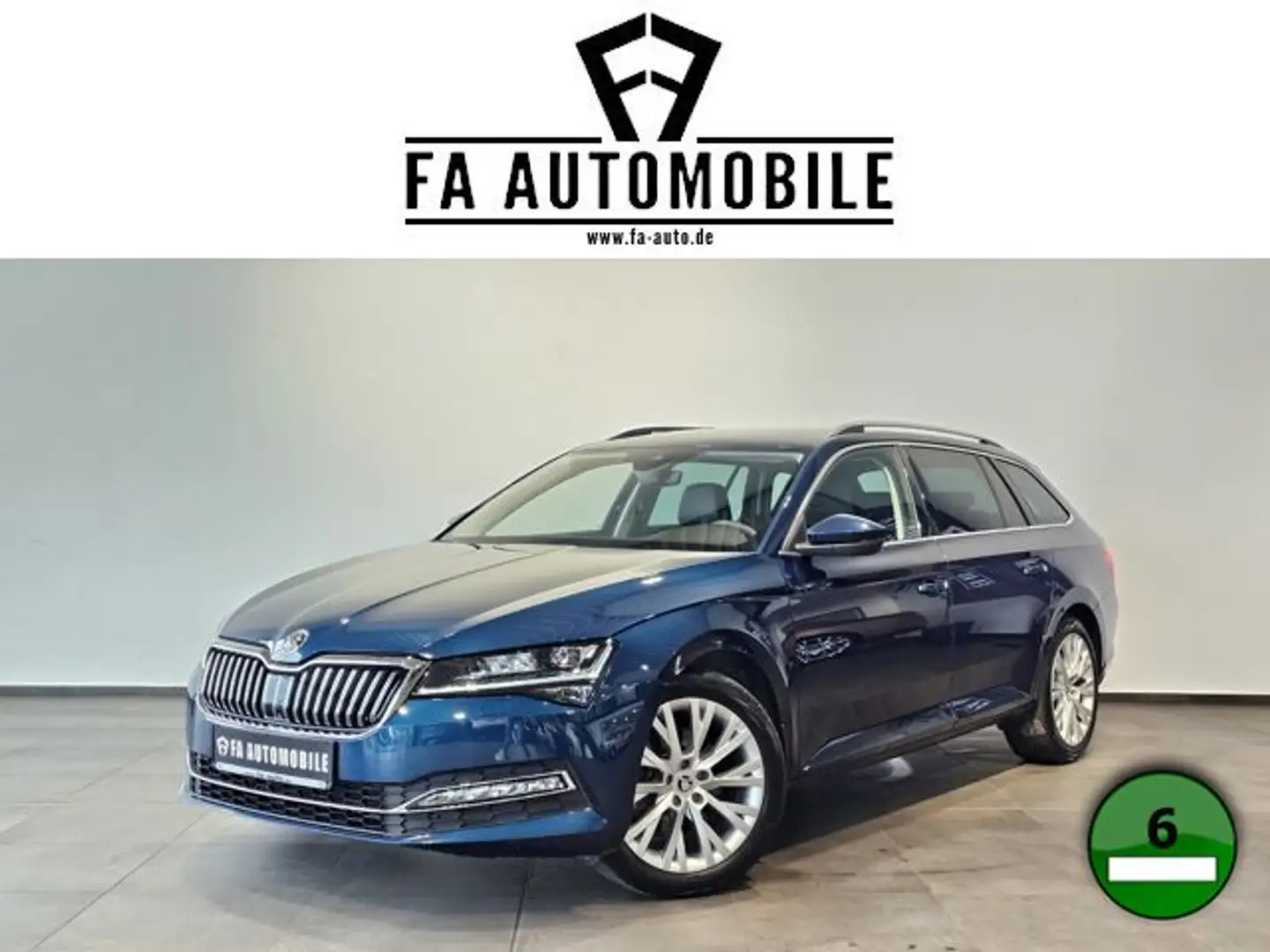Skoda Superb Sport Matrix Navi Virtual Kameras AHK ACC Blau - 1