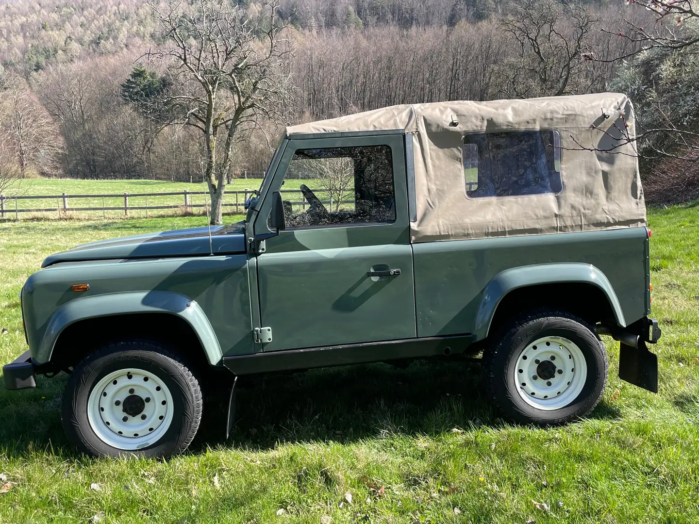 Land Rover Defender 90" Station Wagon E 2,5 Td5 Grün - 2