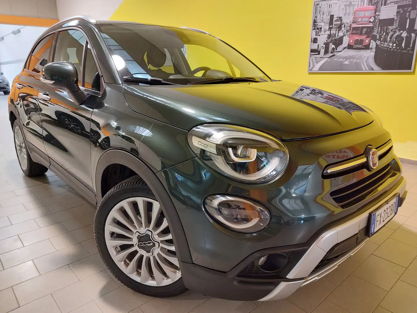 Fiat 500X 500X 1.0 CROSS UNICOPROPRIETARIO-NAVI-CERCHI 18" Groen - 2