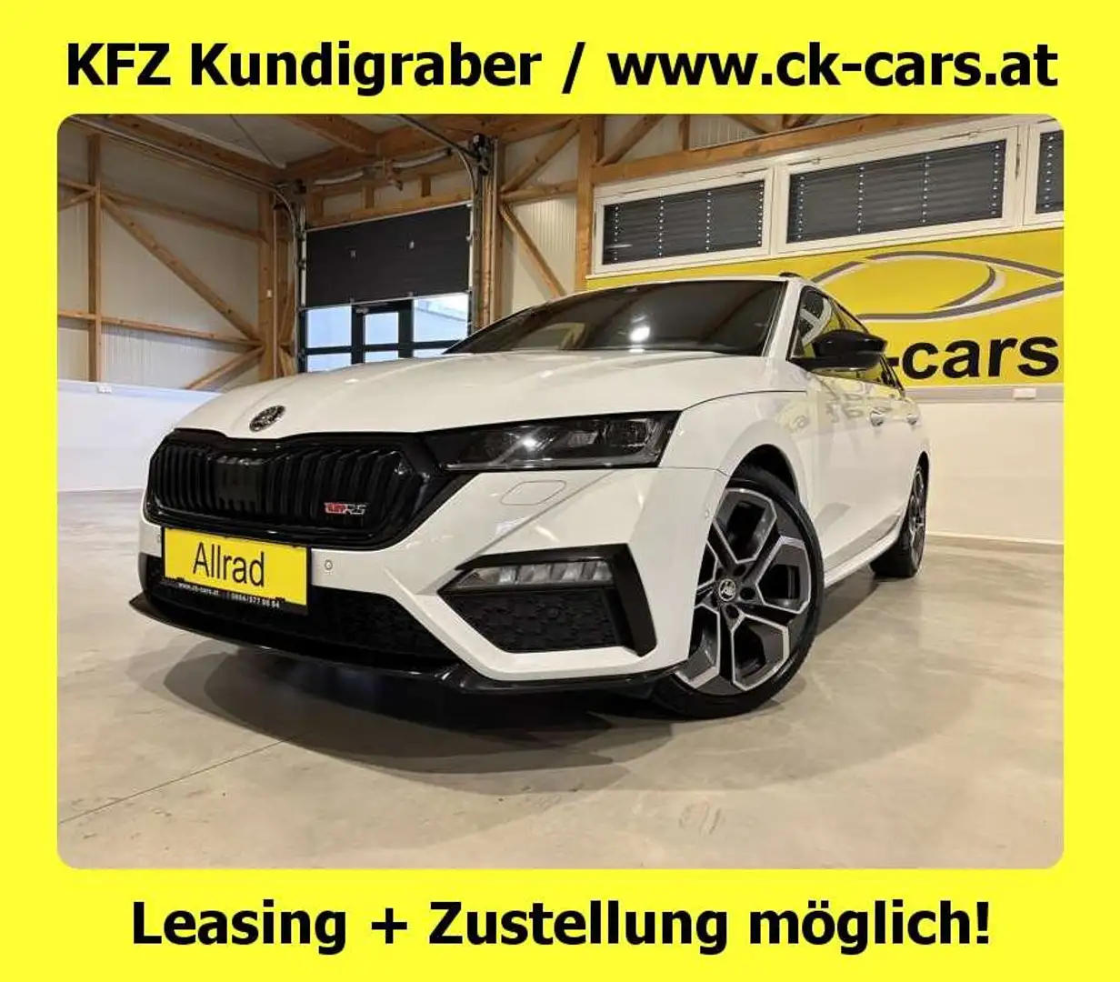Skoda Octavia 2,0TDI 4x4 RS PLUS VIRTUAL COCKPIT HEAD-UP AHK Weiß - 1