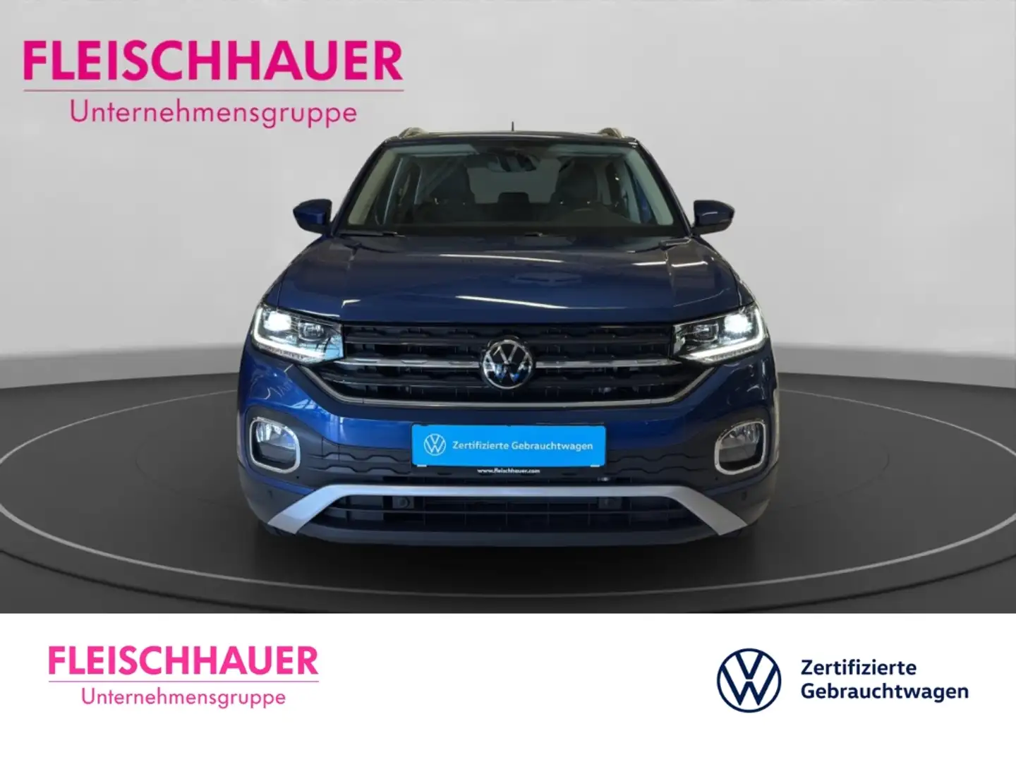 Volkswagen T-Cross Style 1.0 TSI Navi+LED+AHK+ACC+Kamera+App-connect Blau - 2