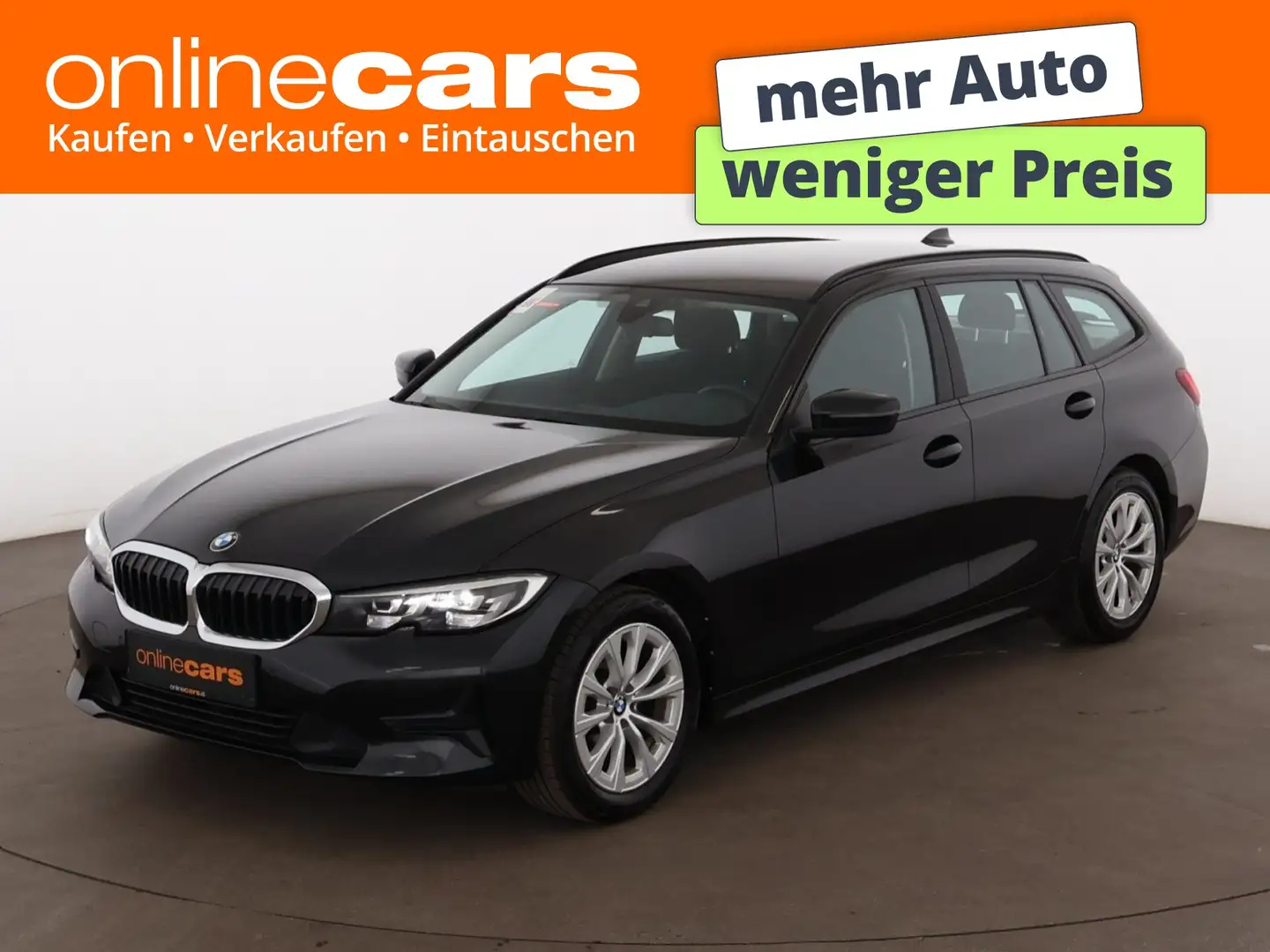 BMW 318 d Touring Advantage Aut LED DIGITAL-TACHO NAVI Schwarz - 1
