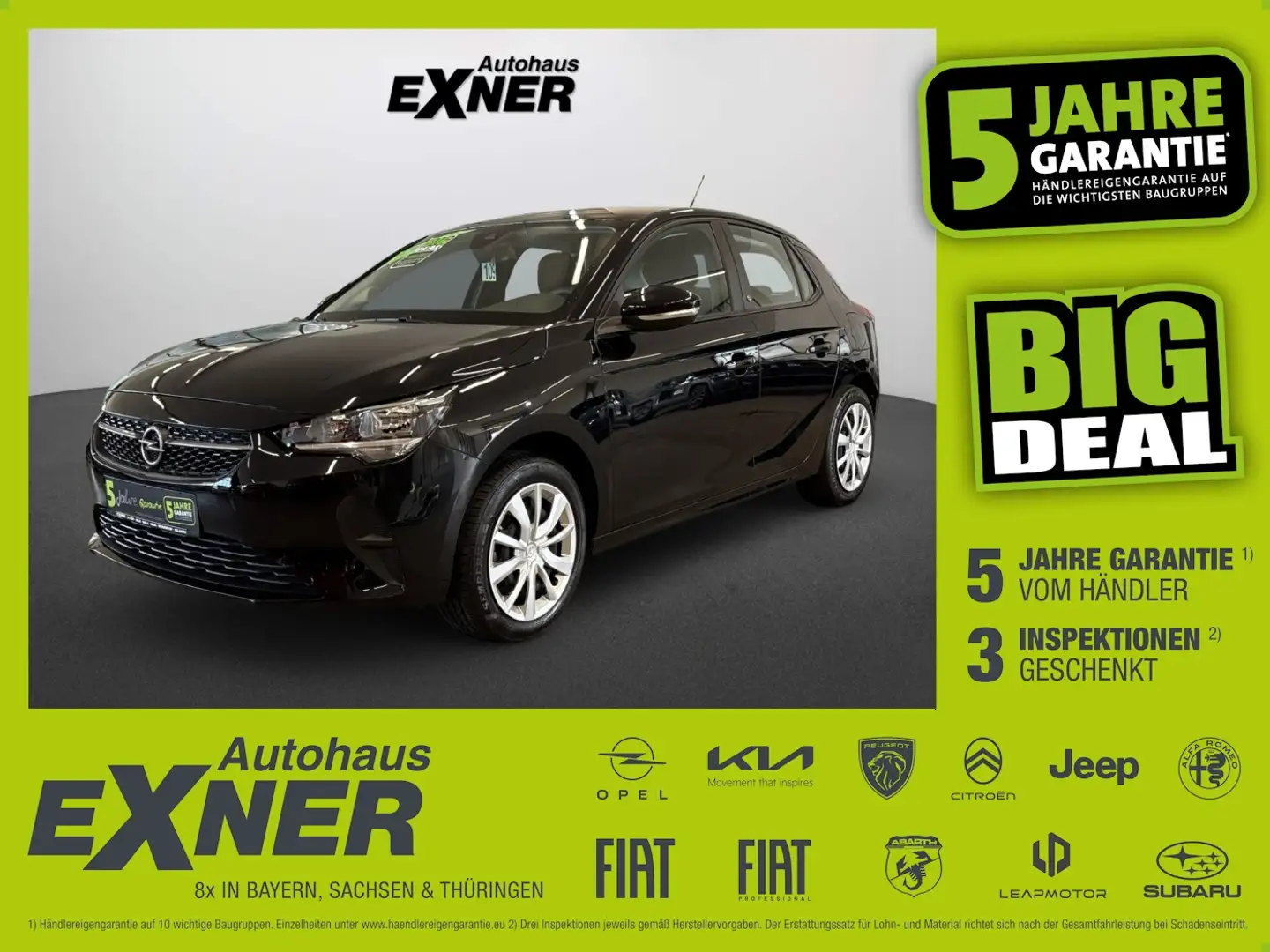 Opel Corsa-e EDITION Klimaautomatik+AUT+SpurH+Virtual Schwarz - 1