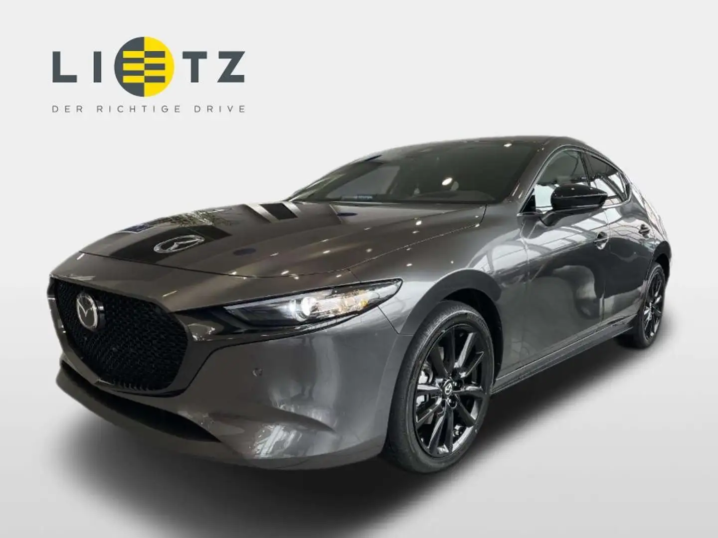 Mazda 3 Mazda3 e-Skyactiv-G150 Homura Aut. Gris - 1