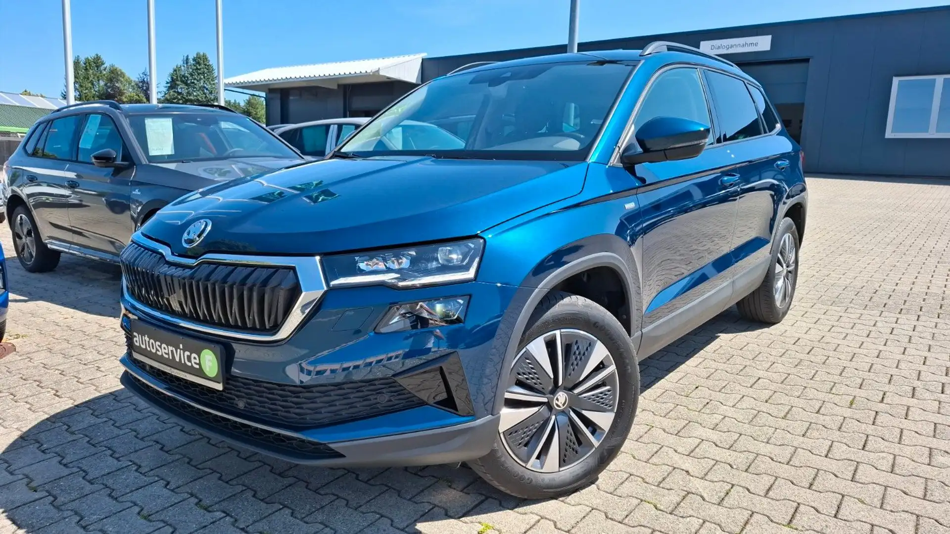 Skoda Karoq 2.0 TDI 150 PS Tour 4x4/NAVI/KAM/beh.WS+LR Blau - 1