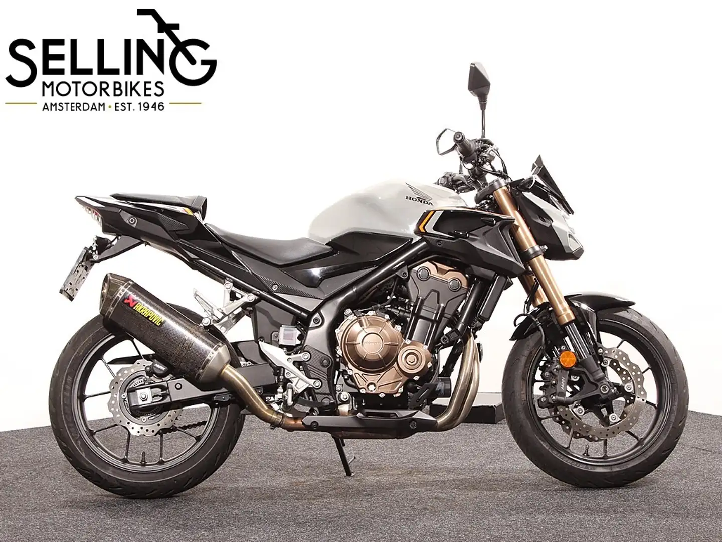 Honda CB 500 F ABS NHC53 Pearl Smoky Gray Zwart - 1