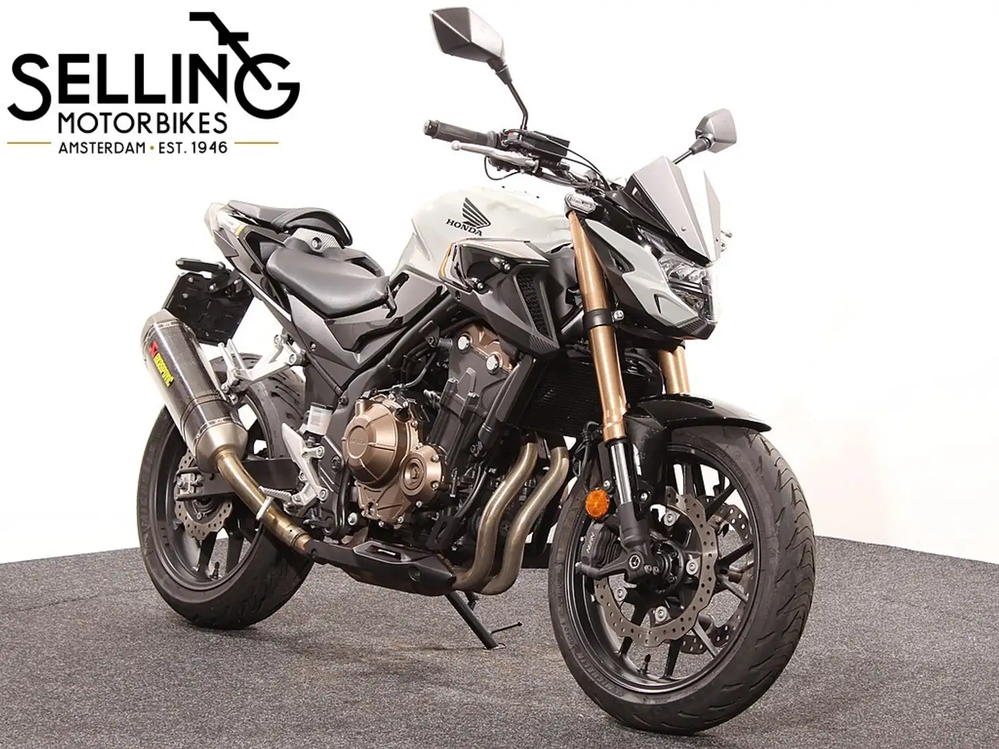 Honda CB 500 F ABS NHC53 Pearl Smoky Gray Zwart - 2
