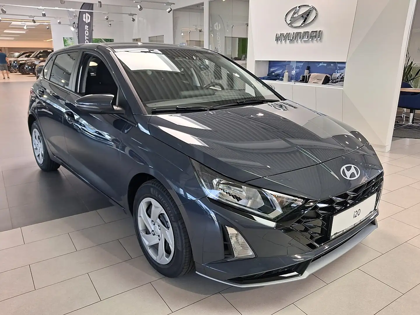 Hyundai i20 1,0 T-GDI Smart Line Grau - 1