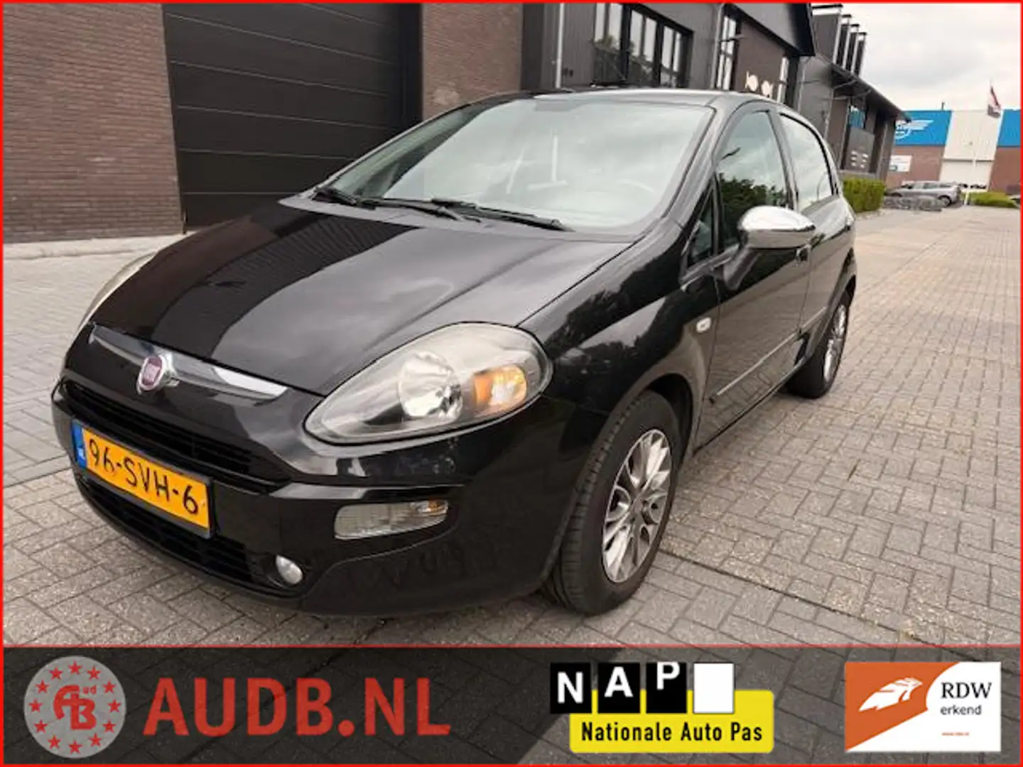 Fiat Punto Evo 1.3 M-Jet Dynamic | 5 DEURS | AIRCO| SPORT VLG.| Noir - 1