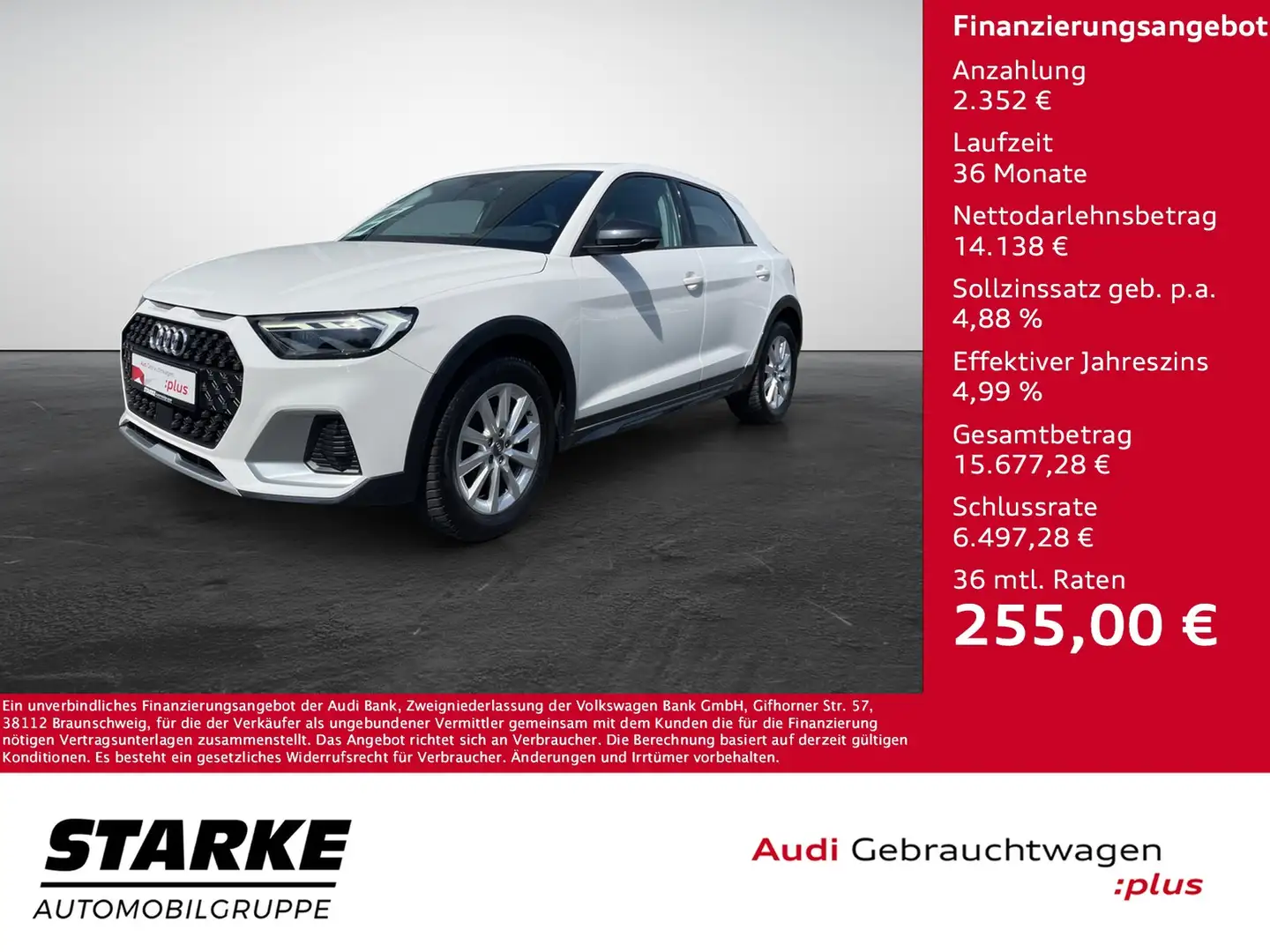 Audi A1 citycarver 25 TFSI Blanc - 1