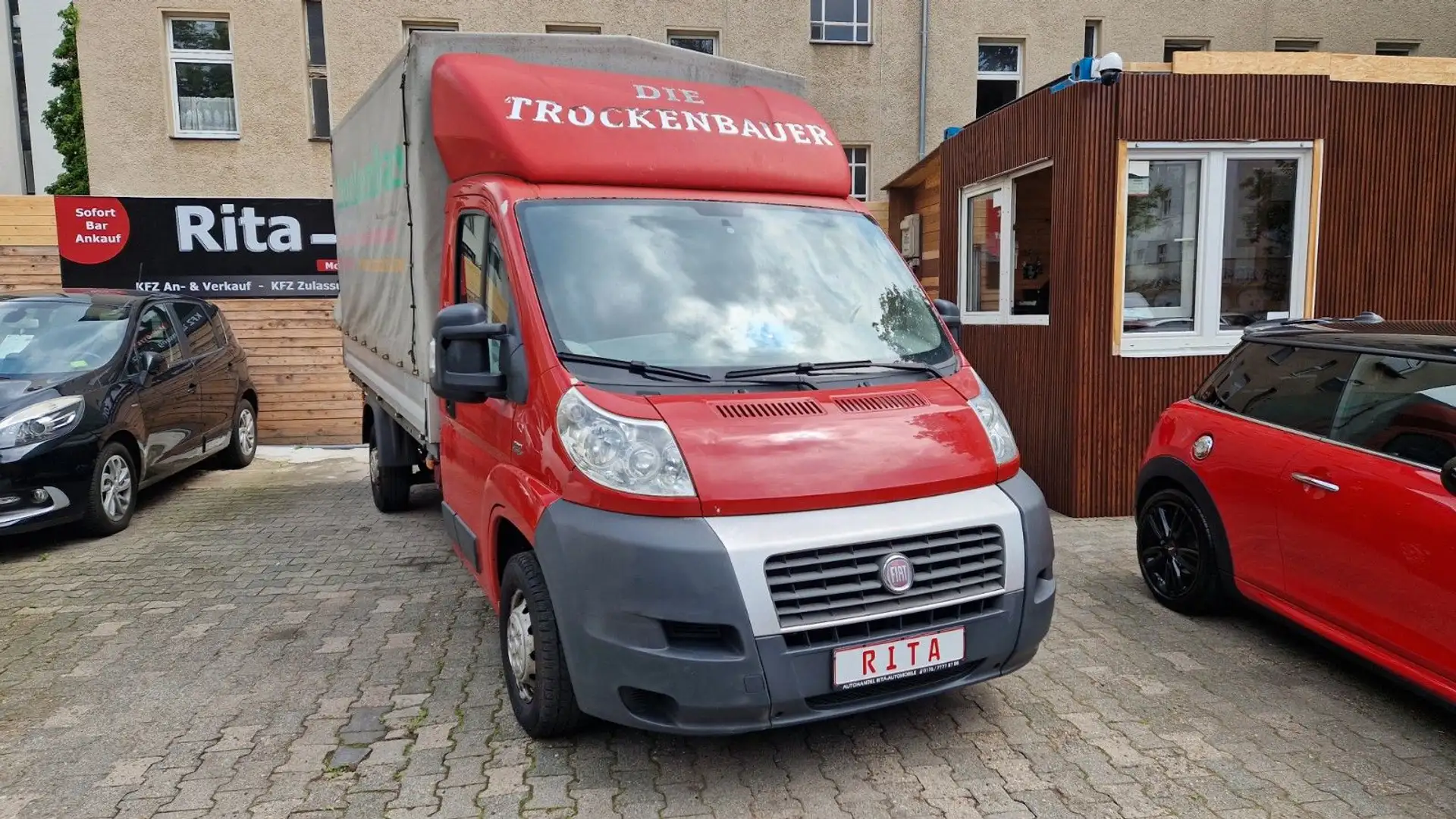 Fiat Ducato 2.3 Pritsche, 3 Sitze, 2 Hand Rot - 1