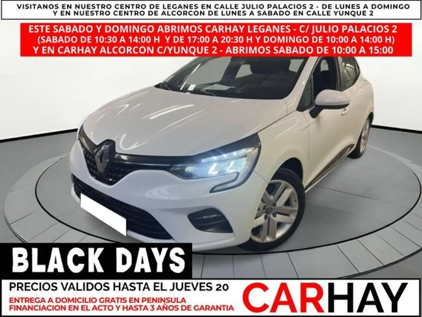 Renault Clio 1.6 E-Tech 140ch Business Blanco - 1