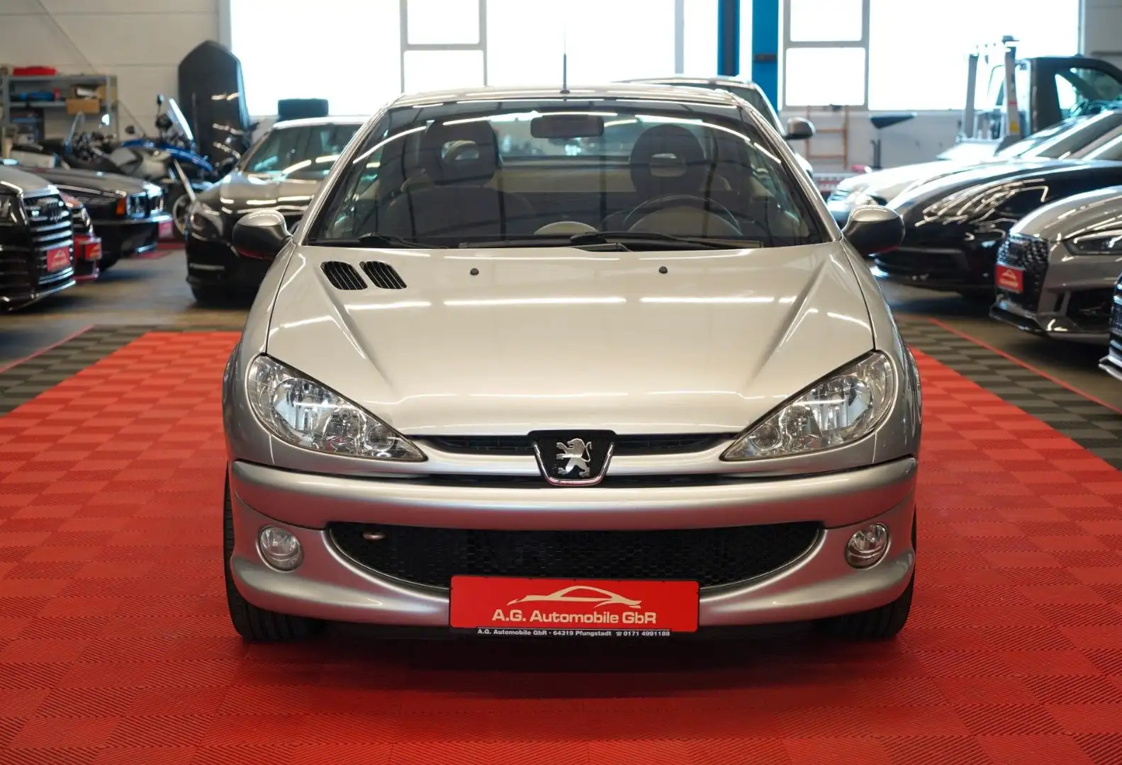 Peugeot 206 CC Cabrio 1.6 Quiksilver *Klimaautomatik* Silber - 2