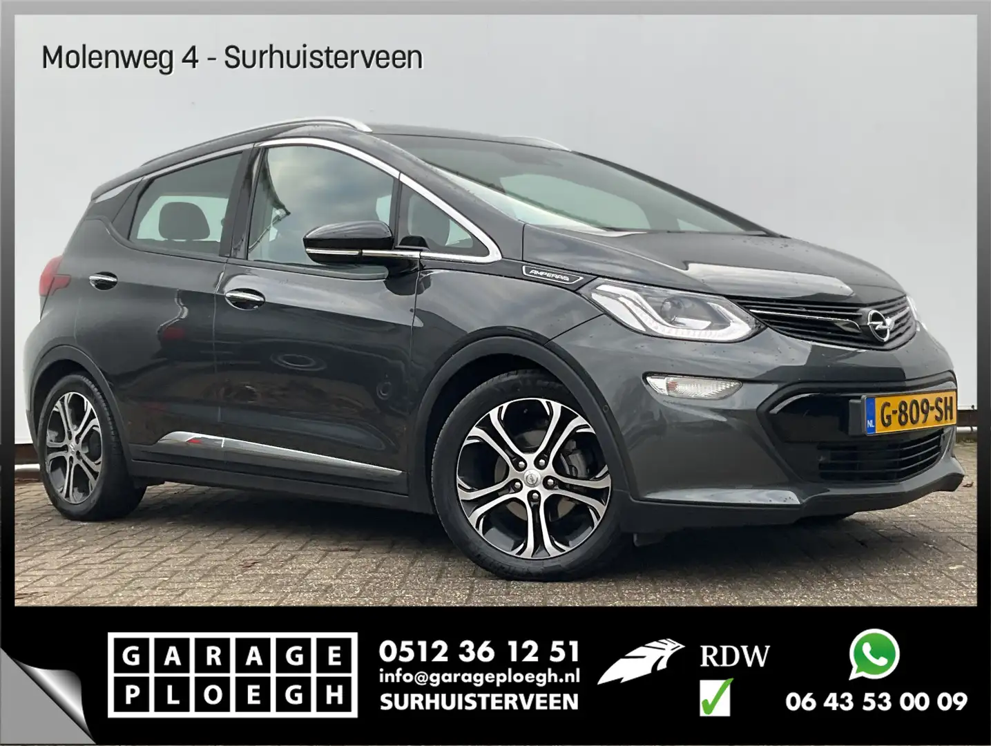 Opel Ampera-E Executive 60 kWh SOH 100% Hoge instap Business Grau - 1