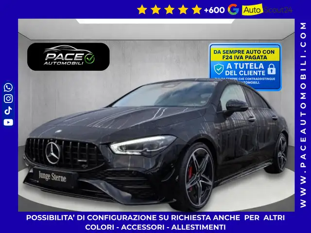 Mercedes-Benz CLA 35 AMG 4M COUPE AERO PACK BURM NIGHT PACK TETTO ACC PDC