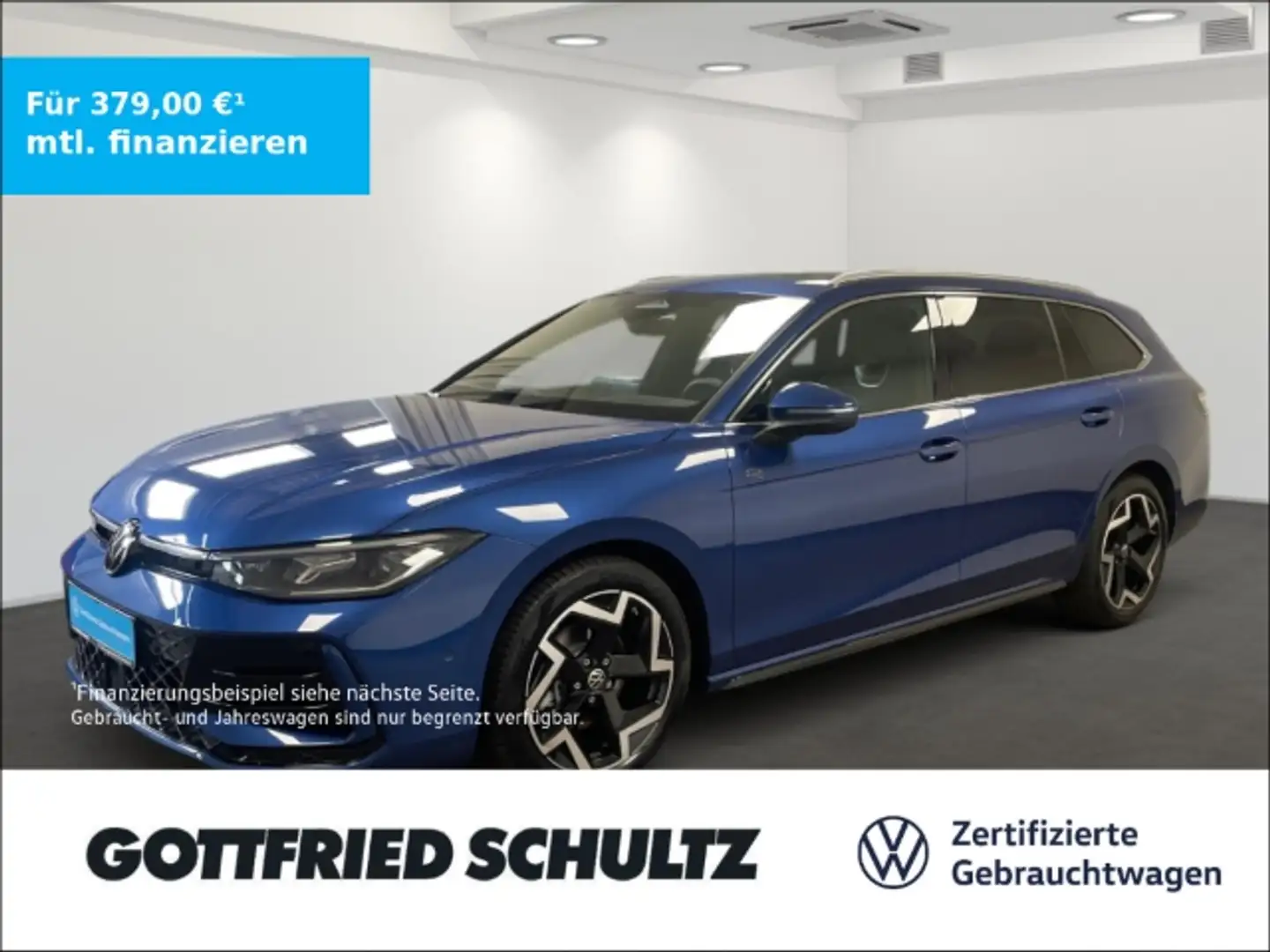 Volkswagen Passat Variant 2.0 TDI DSG R-Line Panoramadach Blau - 1