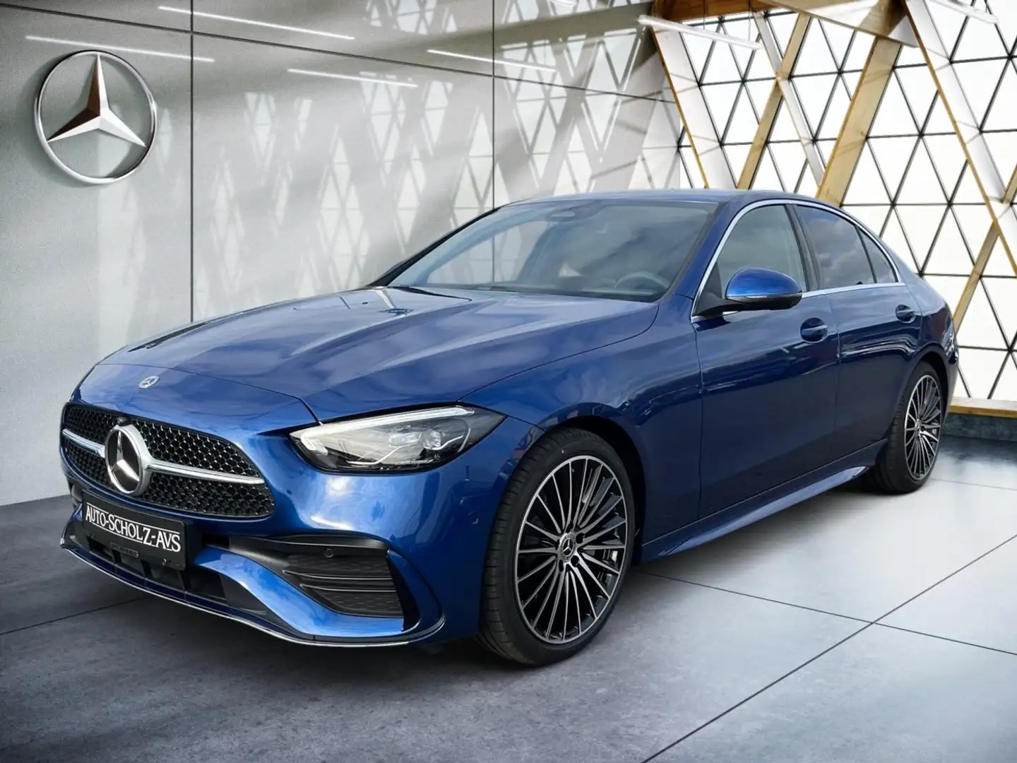 Mercedes-Benz C 180 AMG AMG AHK*Memory-P*LenkradHz*360°Kamera* Blau - 2