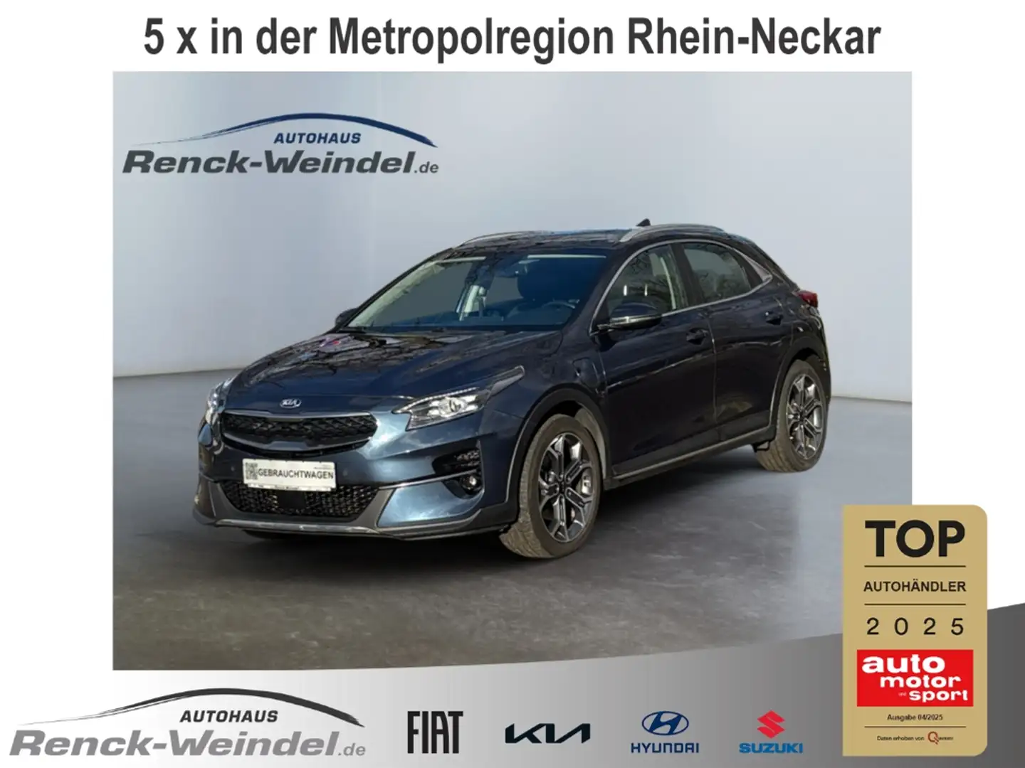 Kia XCeed Spirit 1.6 Navi digitales Cockpit JBL LED El. Heck Blauw - 1