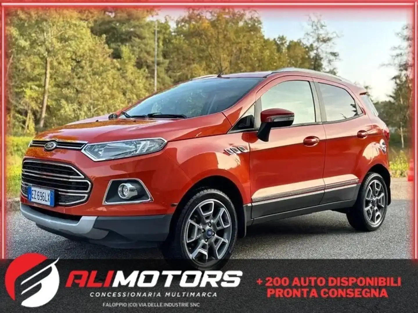 Ford EcoSport 1.0 EcoBoost 125 CV Titanium Arancione - 1