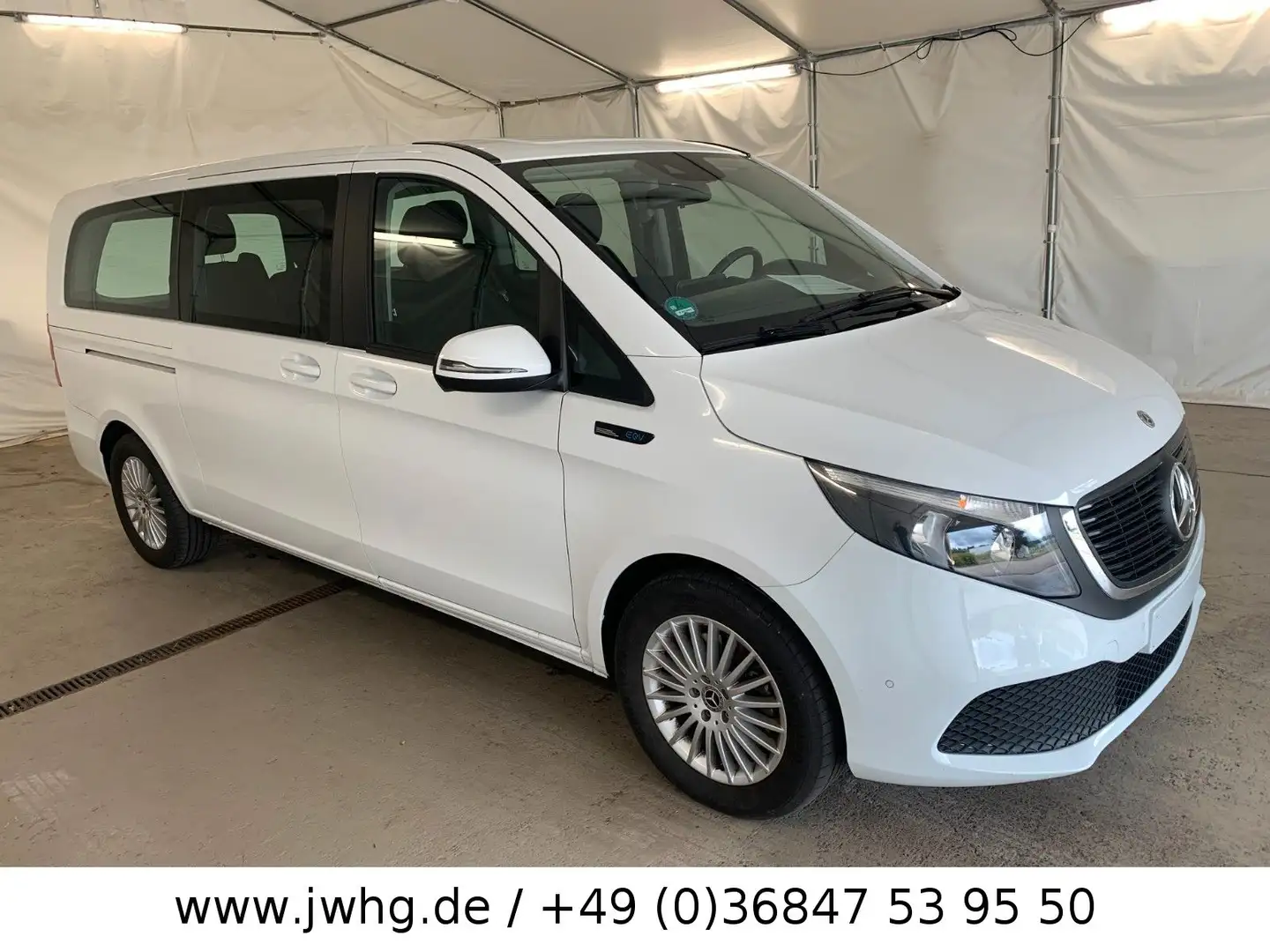 Mercedes-Benz EQV 300 300 extralang SpurAss. Navi DAB 17" 1.Hand Blanc - 2