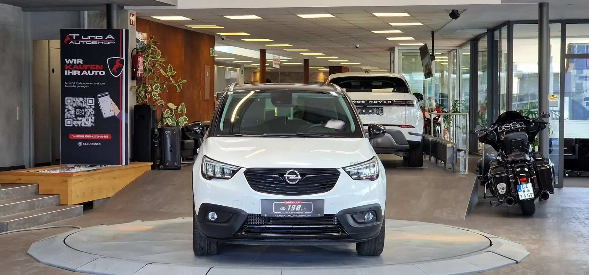 Opel Crossland X 1,2 Turbo Direct Injection Ultimate Aut. *Head-up* Weiß - 2