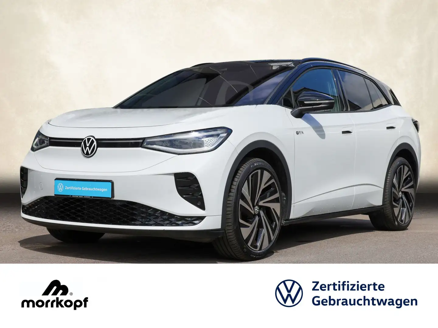 Volkswagen ID.4 GTX +PANORAMA+ACC+ Navi LED Klima el. Fenster Blanc - 2