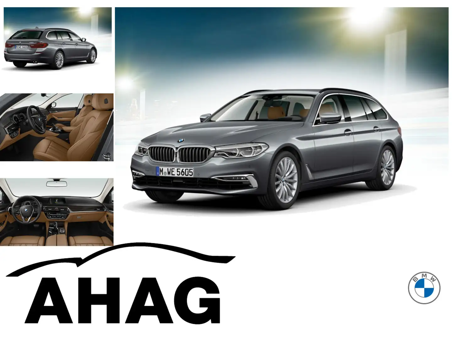 BMW 530 i xDrive Touring Luxury Line Innovationsp. Blau - 1
