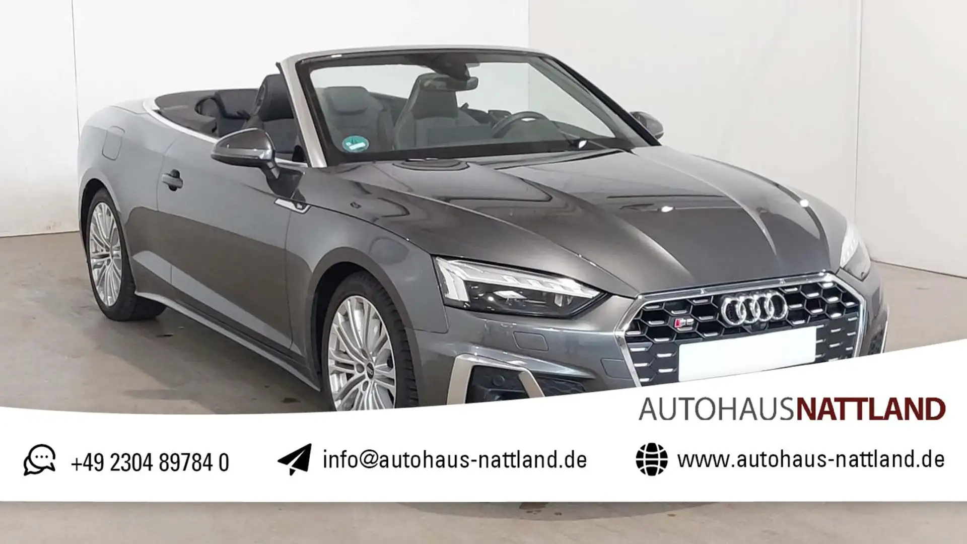 Audi S5 Cabriolet 3.0 TFSI  quattro  B&O VC ACC AHK 1.Hd. Gri - 1