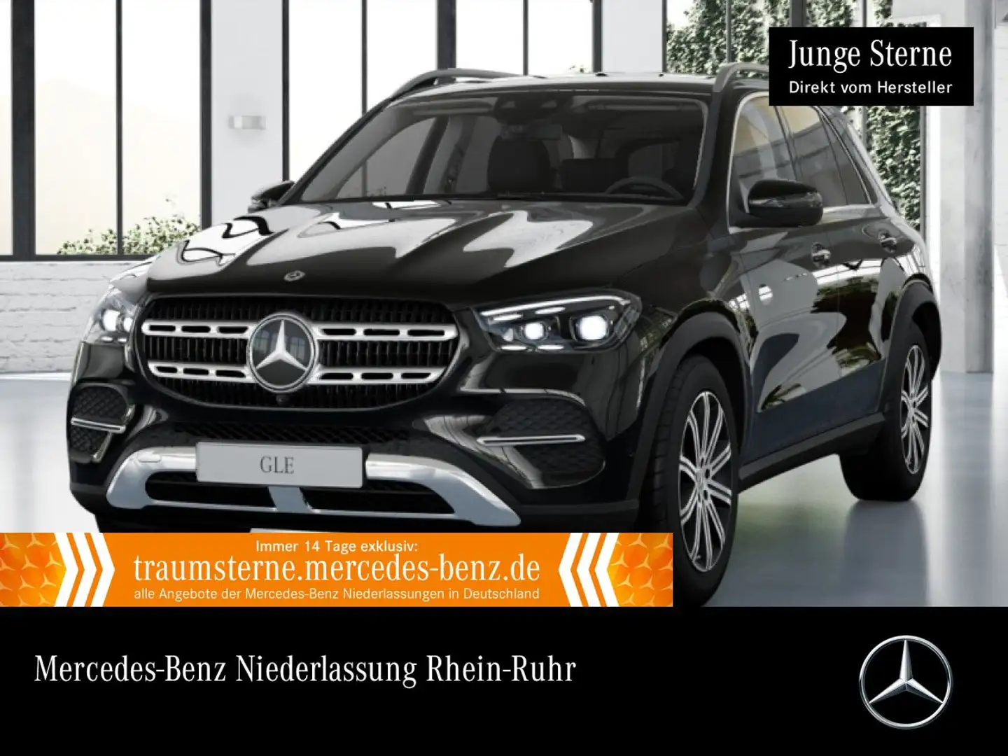 Mercedes-Benz GLE 350 de 4M 360+AHK+MULTIBEAM+FAHRASS+KEYLESS+9G Schwarz - 1