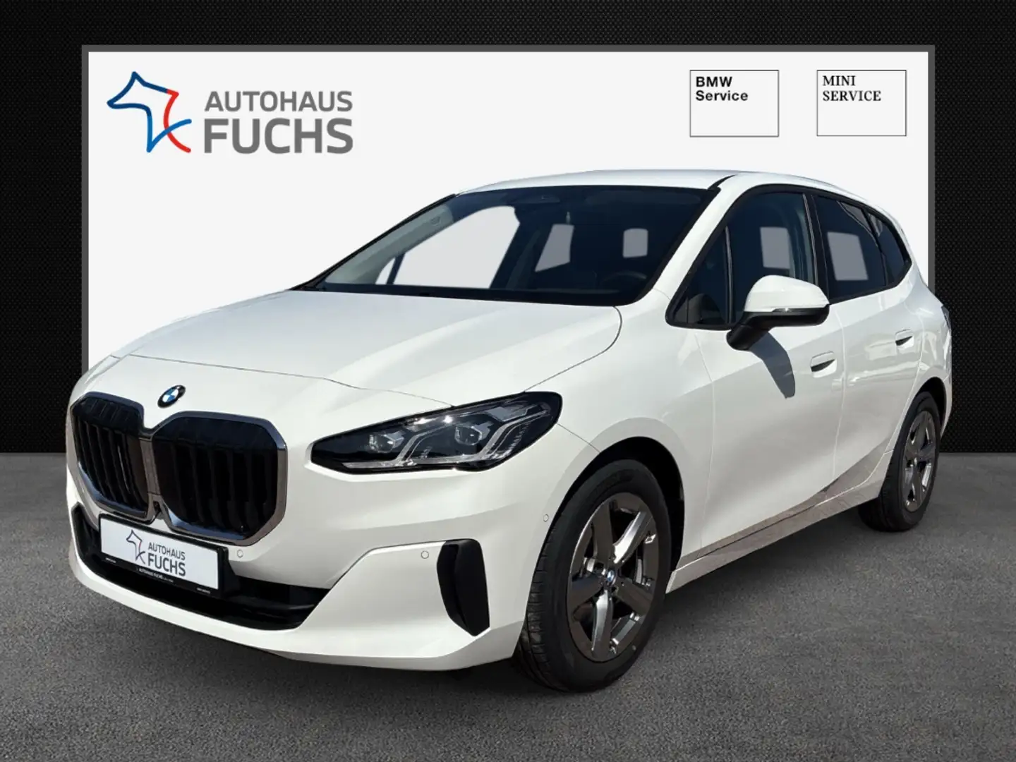 BMW 218 Active Tourer i HUD ACC AHK el. 360°Kamera Sitzhei Weiß - 1