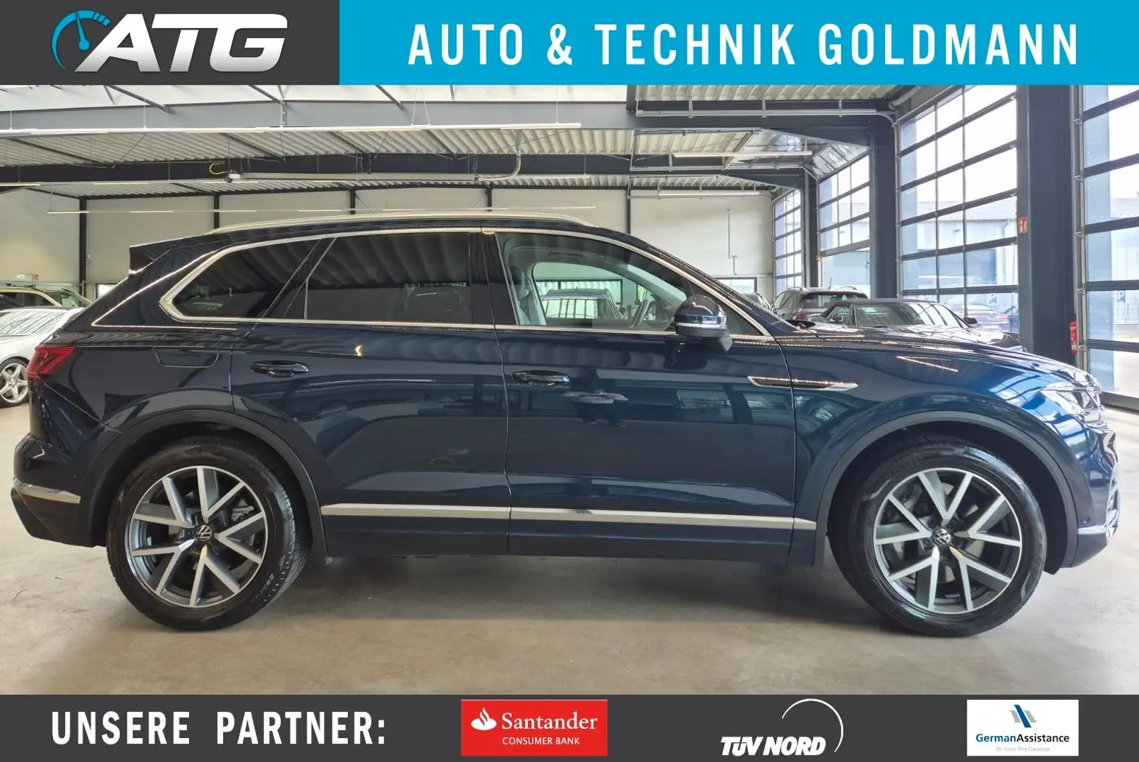 Volkswagen Touareg TOUAREG 3.0TSI ELEGANCE 4M eHYBRID LEDER PANO IQ Albastru - 1
