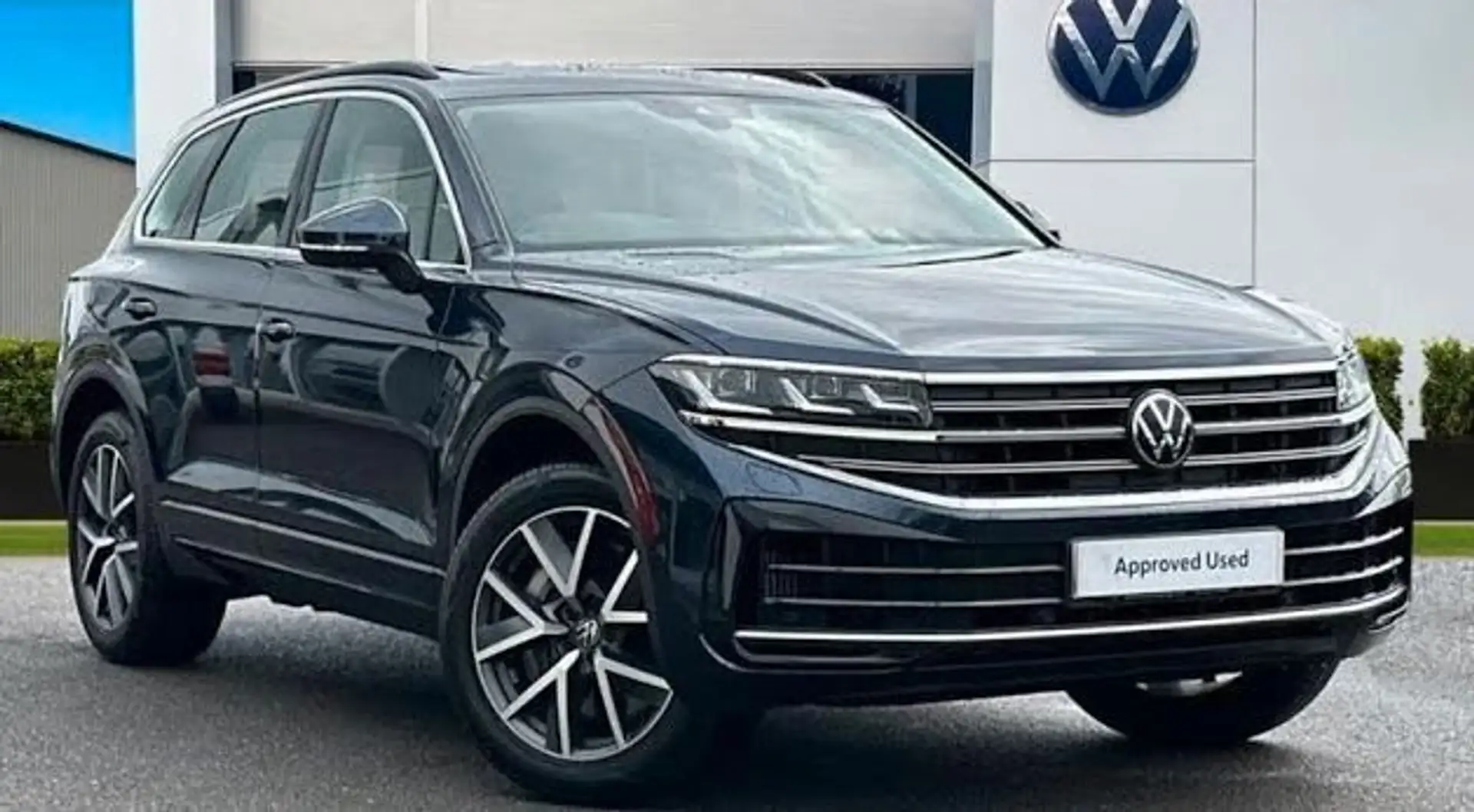 Volkswagen Touareg TOUAREG 3.0TSI ELEGANCE 4M eHYBRID LEDER PANO IQ Blauw - 1