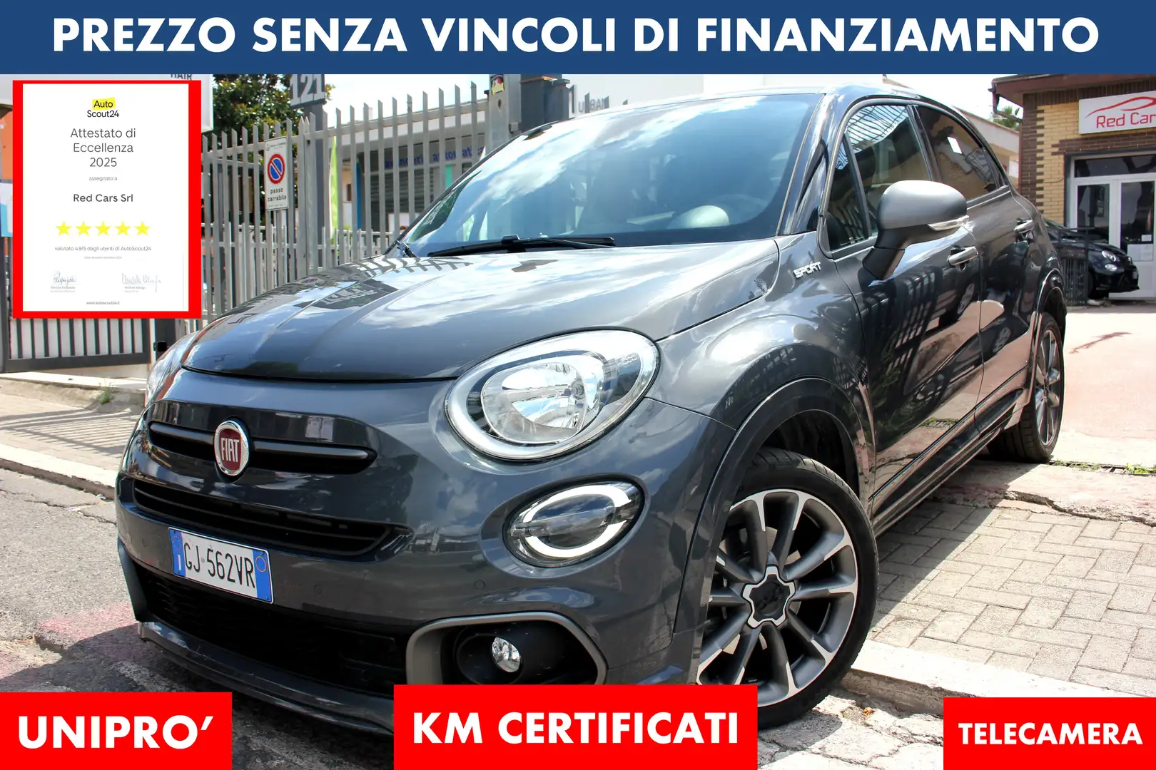 Fiat 500X Sport 150cv AUTOMATICA *PREZZO VERO* PELLE TELECAM - 1
