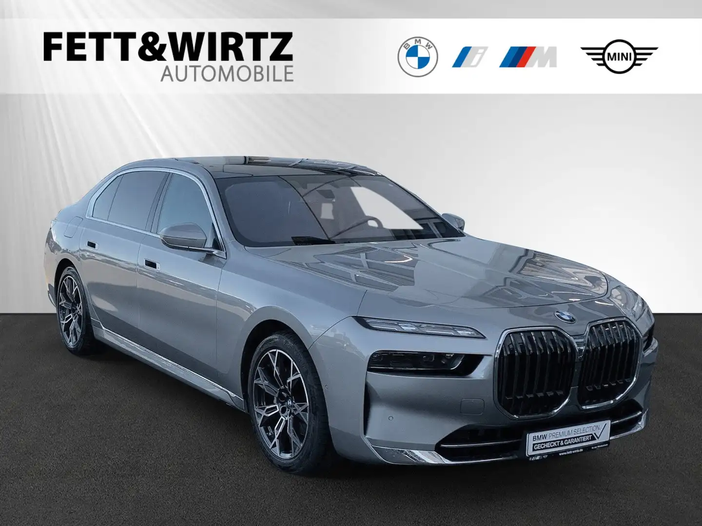 BMW 740 d xDrive TV-Fond-Entertainment|B&W|Standhzg. Серебристый - 1