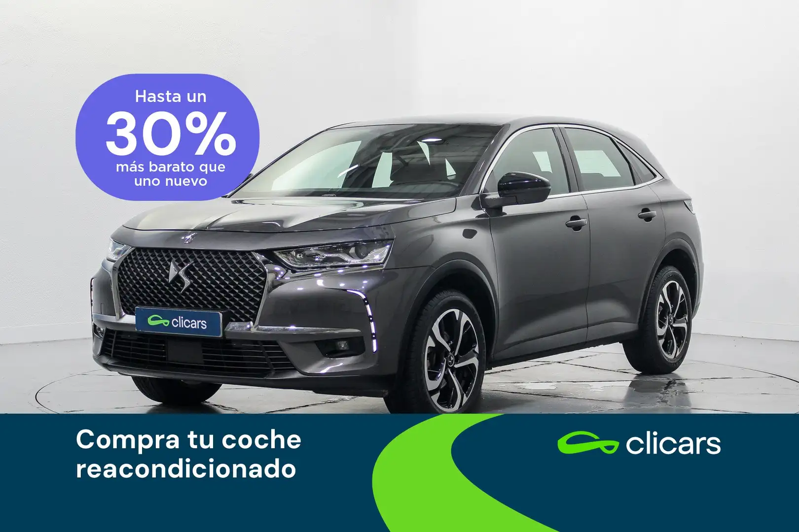 DS Automobiles DS 7 Crossback 1.5BlueHDi Bastille Aut. Gris - 1