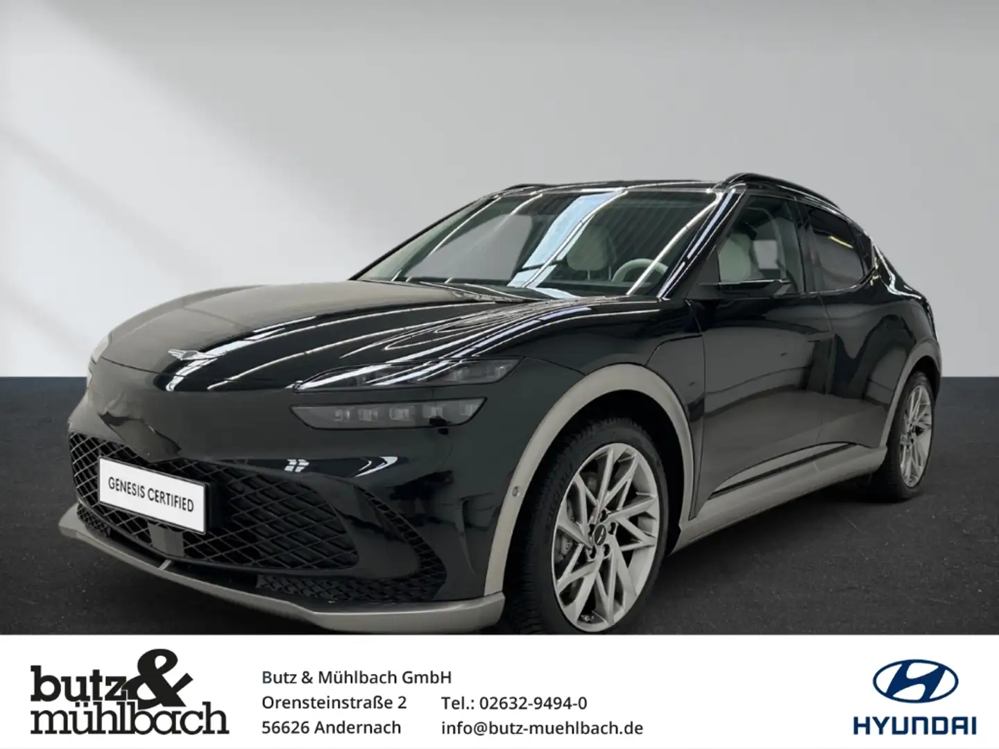 Genesis GV60 Sport Elektro 4WD Panorama Leder Memory Sitze Soun Schwarz - 1