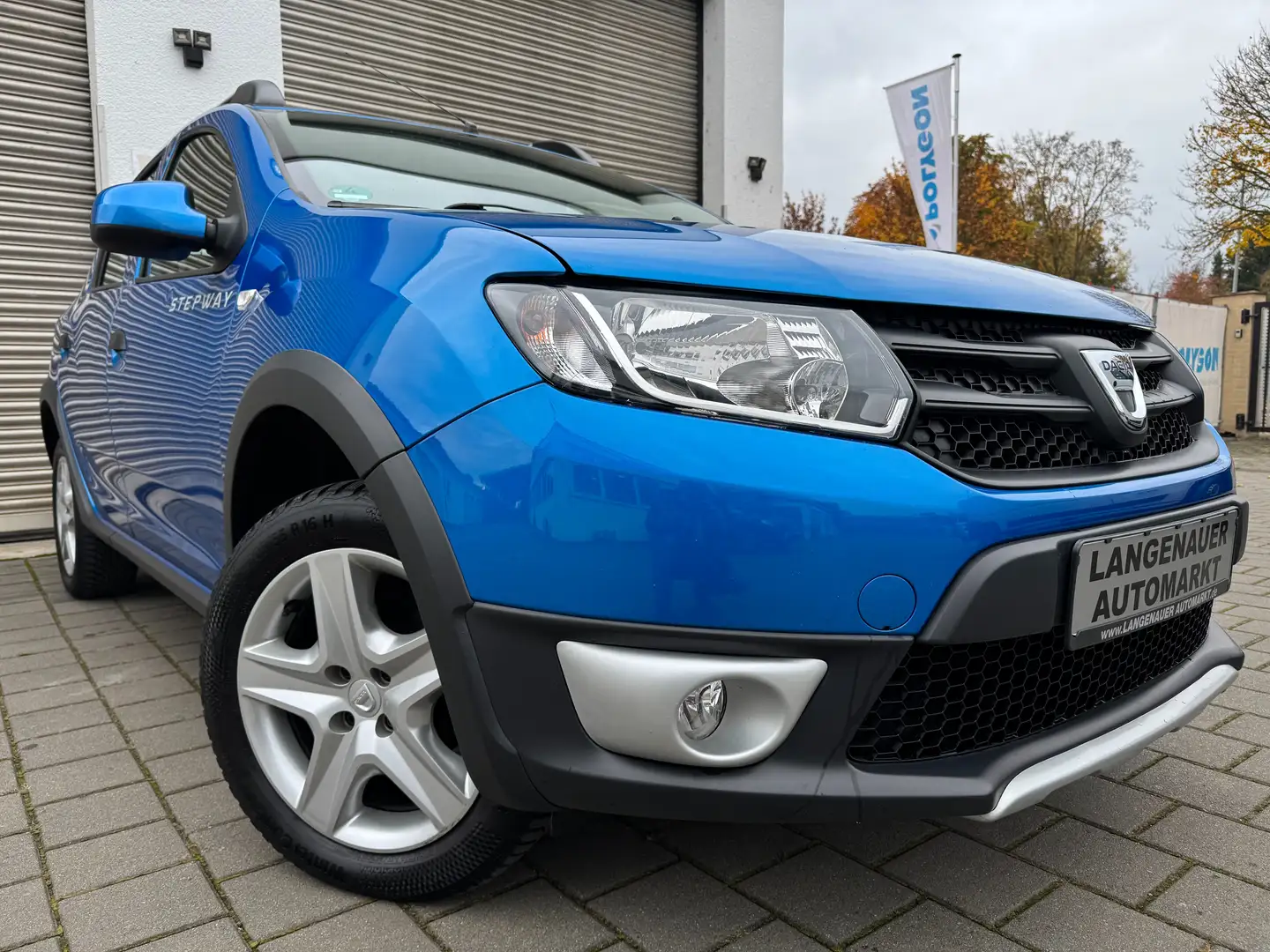 Dacia Sandero Stepway Ambiance-Aus 1.Hand"Klima"Bluetooth Blau - 1