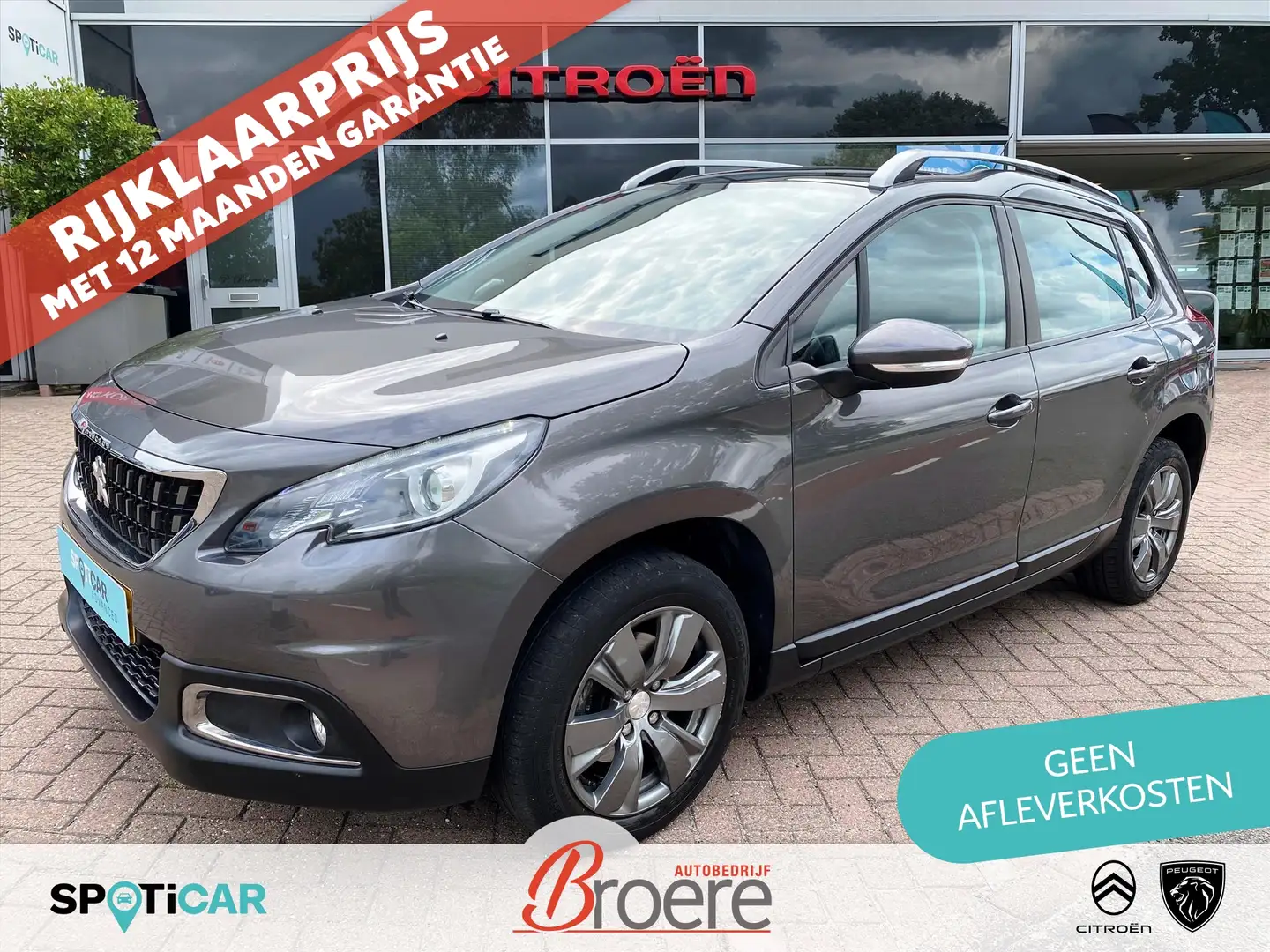 Peugeot 2008 1.2 Turbo 110pk EAT6 Automaat Blue Lion | panorama Gris - 1