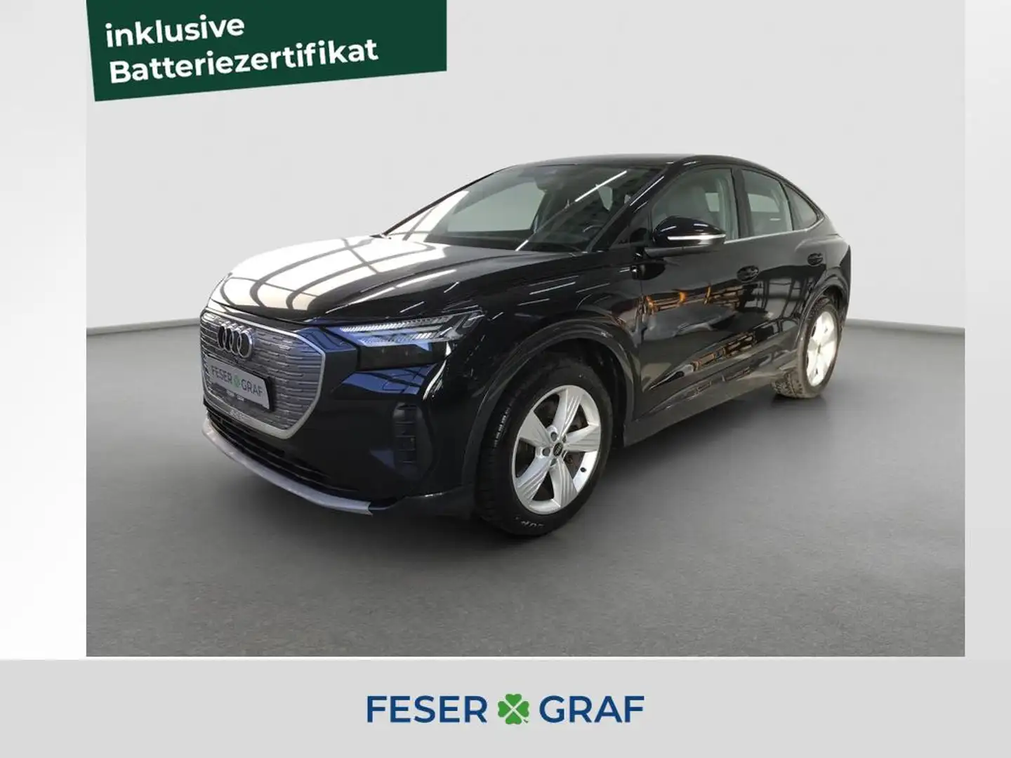 Audi Q4 e-tron 50 quattro 220kW MatrixLED Kamera Wärmepumpe Schwarz - 1