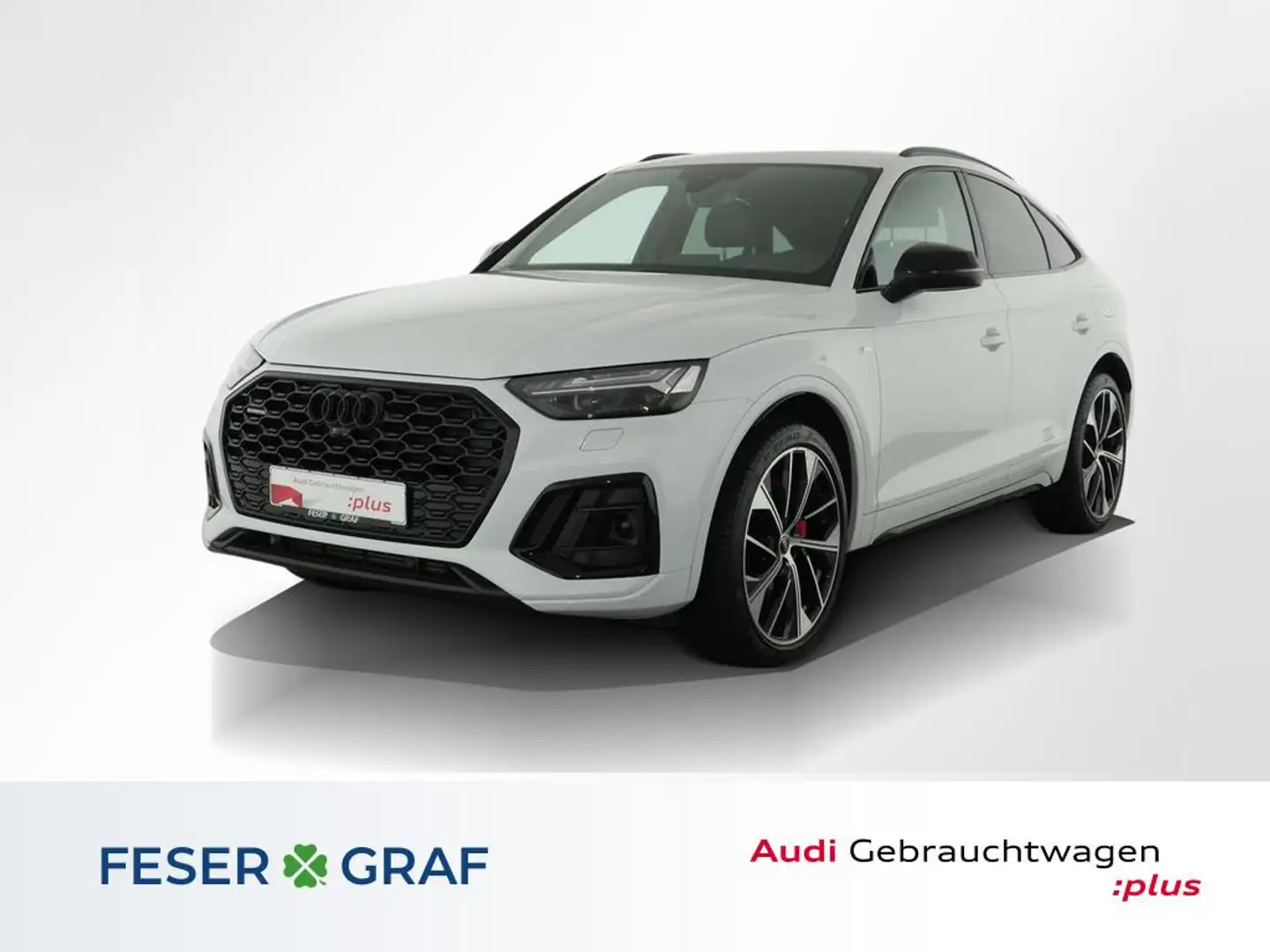 Audi Q5 Sportback 55 TFSI e S Line Luft/air,HUD,Matrix,Led Weiß - 1