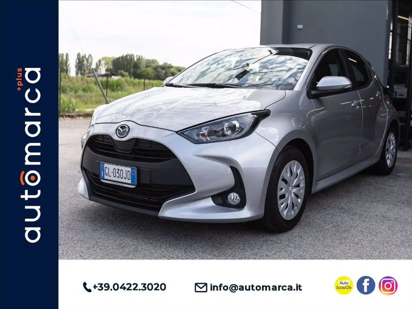 Mazda 2 1.5 vvt full hybrid electric Agile Comfort Pack e- Grijs - 1