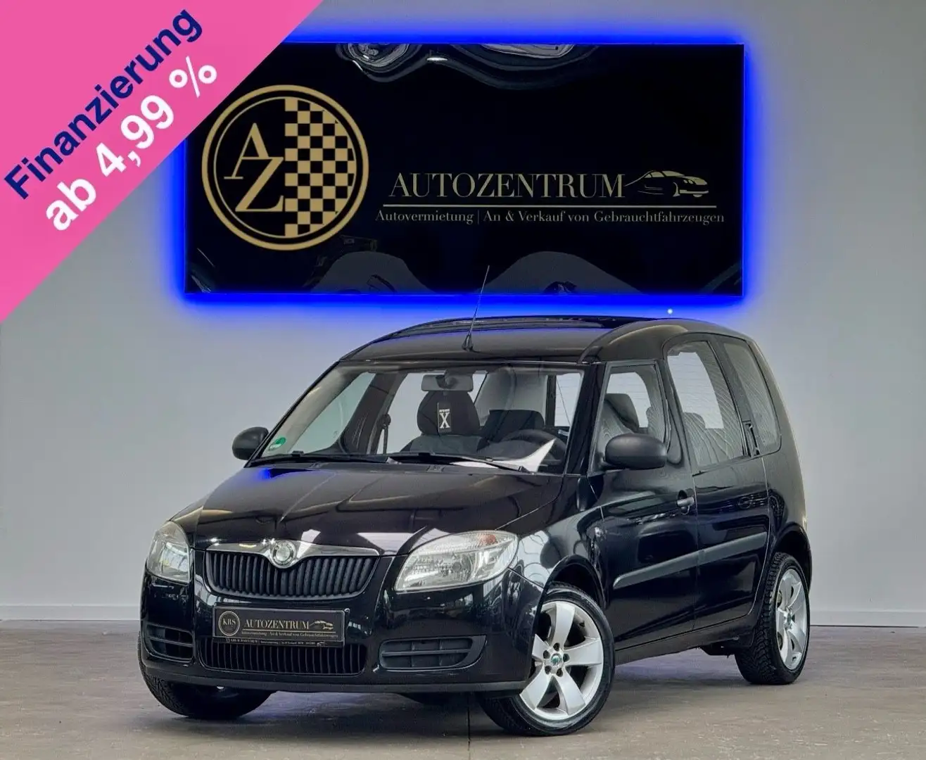 Skoda Roomster 1.2i Plus Edition*KLIMA*SERVICE+TÜV-NEU Schwarz - 1