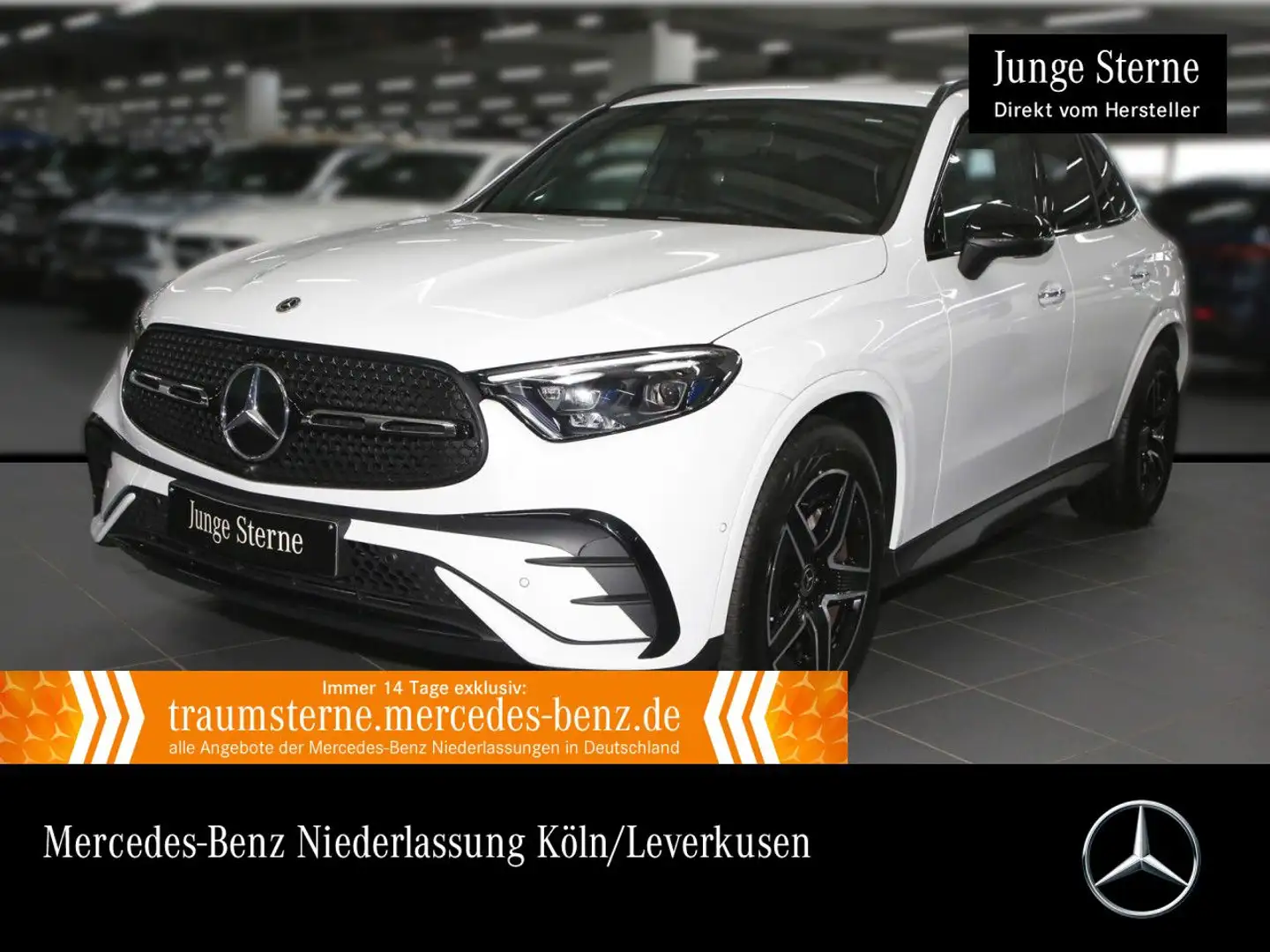 Mercedes-Benz GLC 300 d 4M AMG+NIGHT+360+SITZKLIMA+TOTW+KEYLESS Weiß - 1
