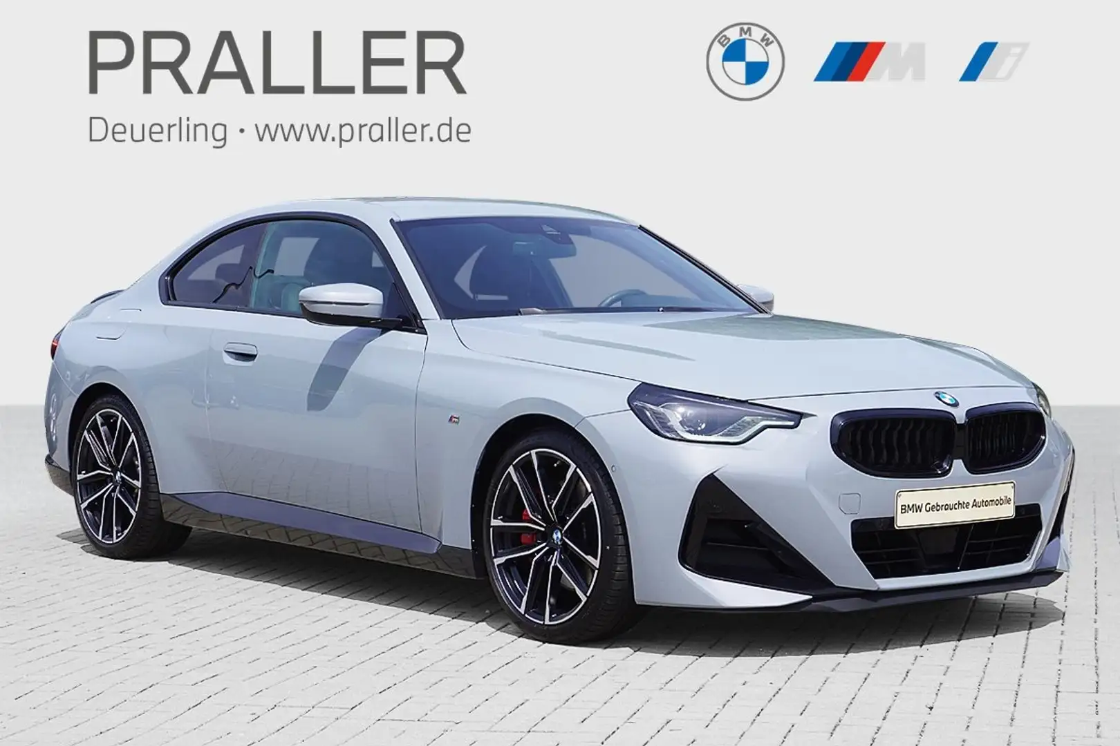 BMW 220 i Coupé M Sport PRO 19" Kamera LED HiFi M-Leuchten Grau - 1