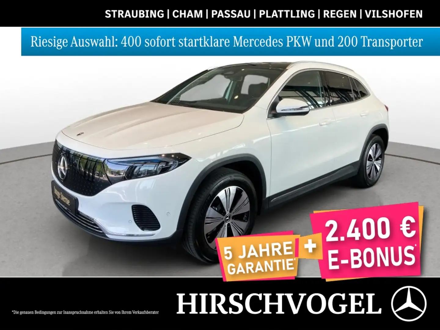 Mercedes-Benz EQA 300 4M Progressive+Pano+MBUX+Navi-Prem.+LED Weiß - 1